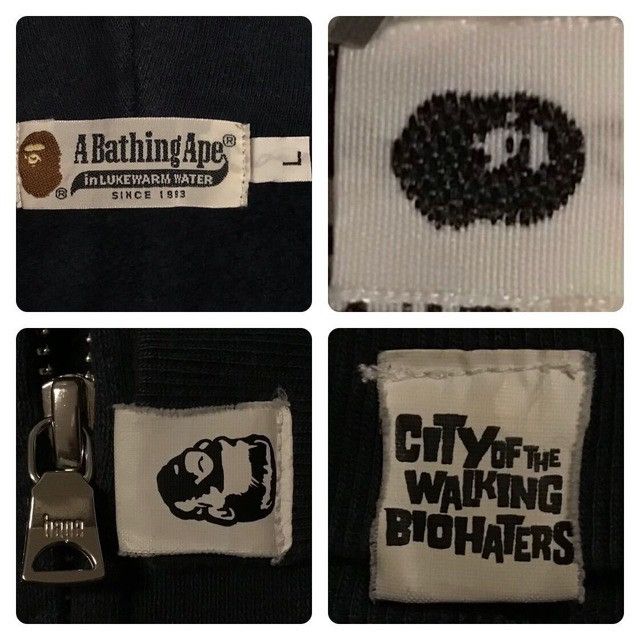 Bape × Nigo BAPE 1st camo green x navy shark full zip hoodie APE NIGO Size US L / EU 52-54 / 3 - 7 Thumbnail