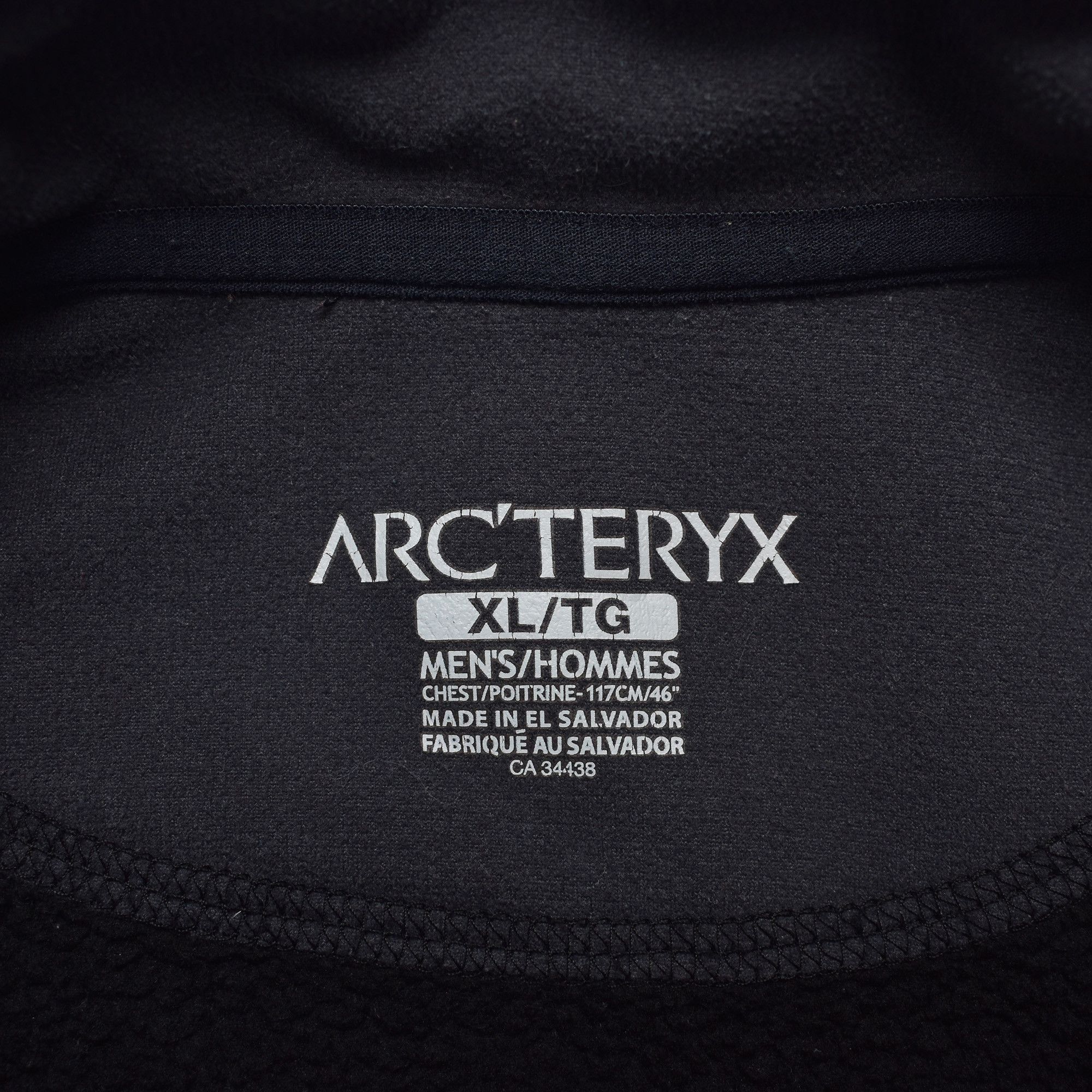 Arc'teryx ARCTERYX VINTAGE POLARTEC FLEECE XL ZIP UP JACKET BLACK Size US XL / EU 56 / 4 - 3 Thumbnail