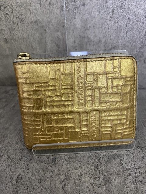 Comme des Garcons Comme des Garcons Embossed Logotype Zip Wallet Size ONE SIZE - 3 Thumbnail