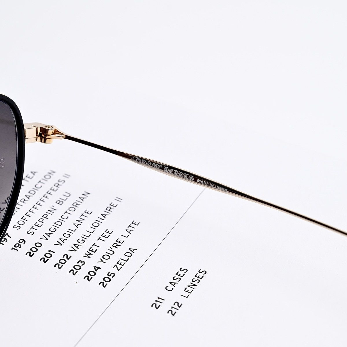 『CHROME BONE PRONE I』 CHROME HEARTS BONE PRONE I Black/Shiny Silver