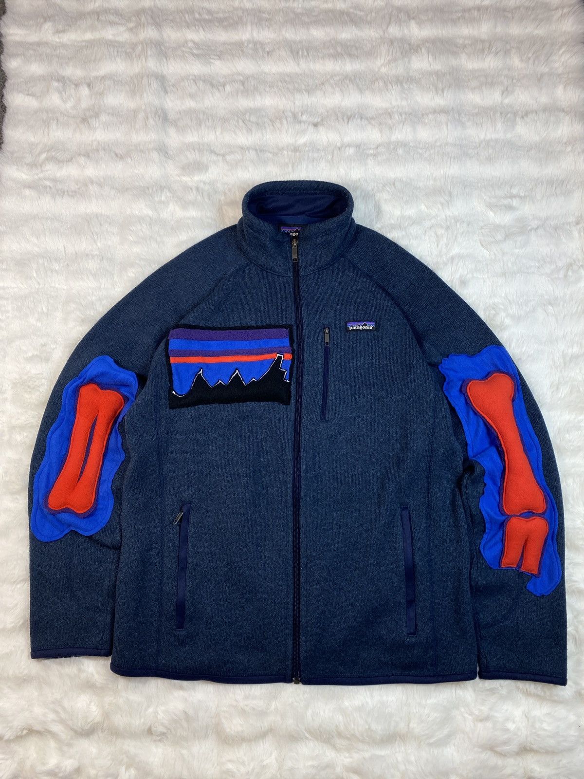 Japanese Brand × Nike × Vintage Patagonia Custom Skeleton Synchilla Skull Bones Vintage Y2K Size US M / EU 48-50 / 2 - 1 Thumbnail