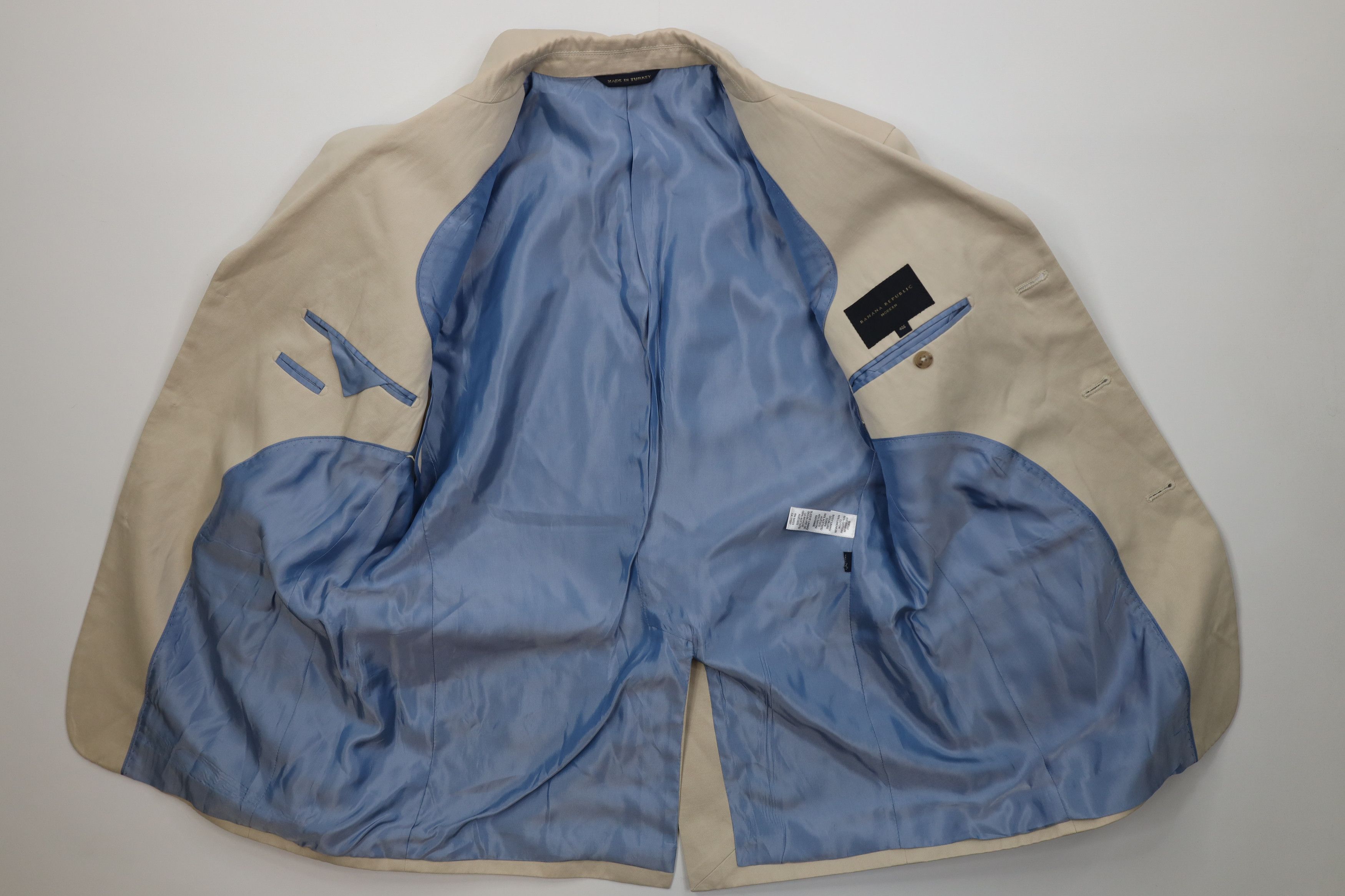 Banana Republic Banana Republic 2 Piece Linen Blend Modern Suit Size 40S - 9 Thumbnail