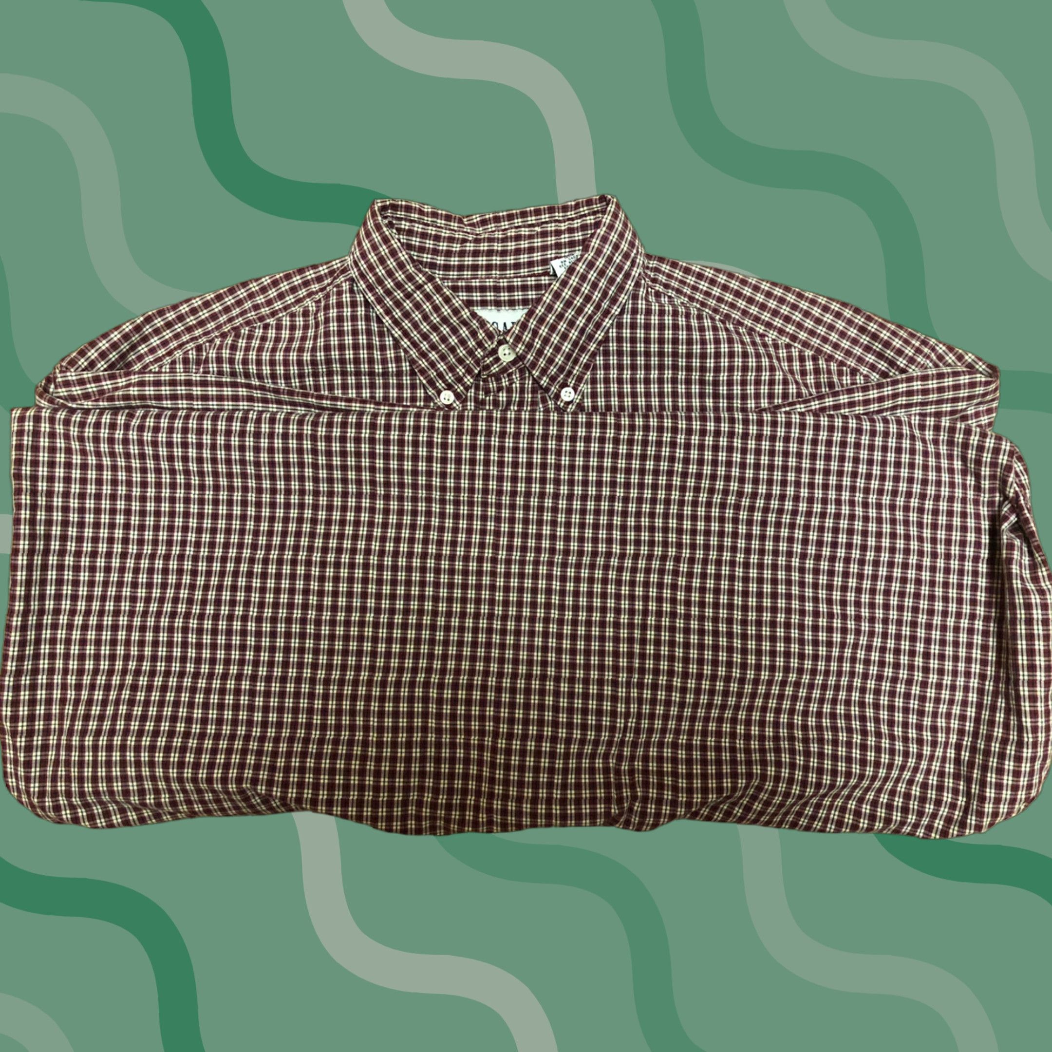 Gap GAP Button Up Long Sleeve M Shirt Men Multicolor Plaid Classic 90s Preppy Designer Regular Button-Up Ballom? Size US M / EU 48-50 / 2 - 1 Thumbnail