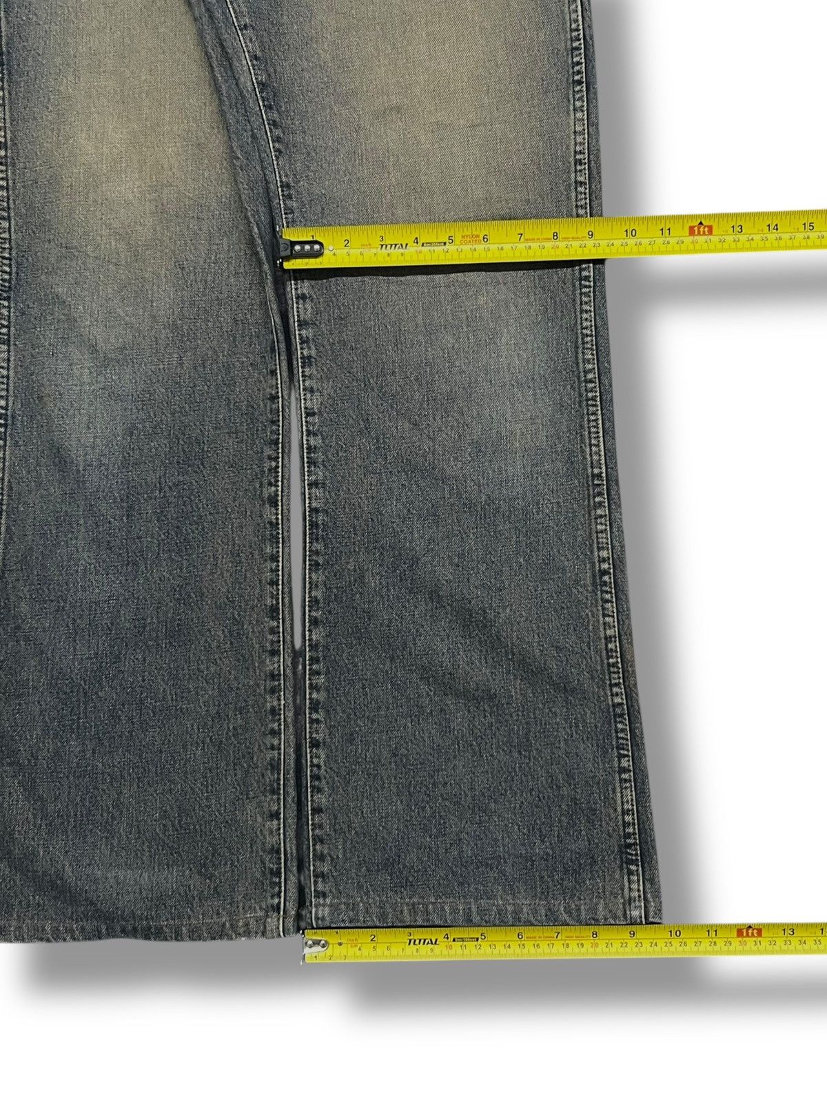 Wrangler Bootcut Vintage 90s Wrangler Blue Bell USA - Faded Mud Wash Size US 32 / EU 48 - 16 Thumbnail