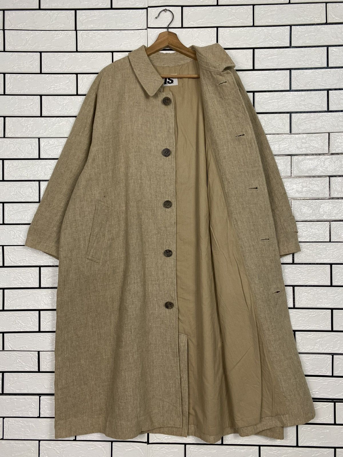 Issey Miyake Vintage Issey Miyake Oversized Balloon Jacket Linen Wool Size US L / EU 52-54 / 3 - 13 Thumbnail