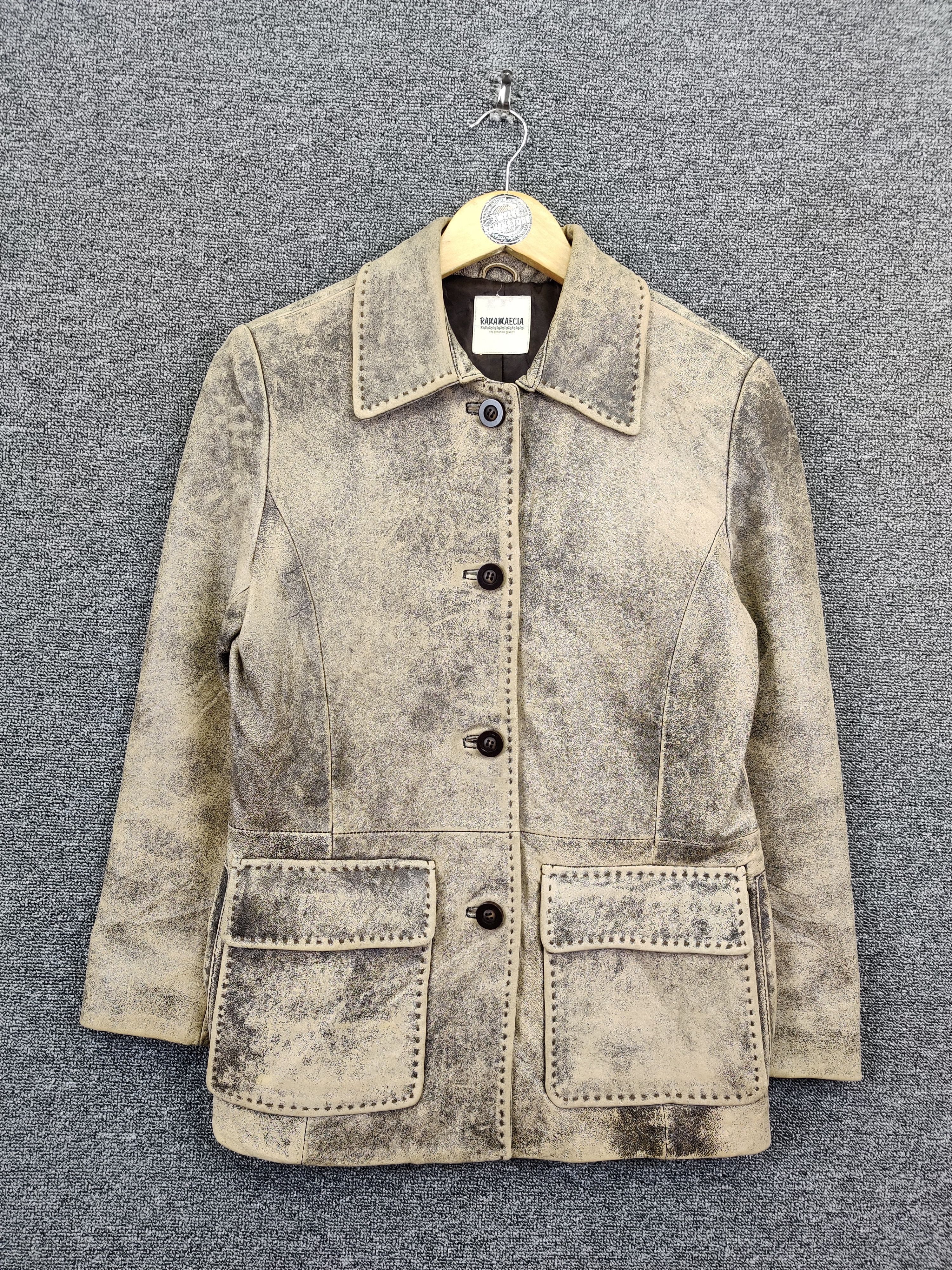 Japanese Brand Vintage Ranamecia Cream Coat Jacket Size US S / EU 44-46 / 1 - 1 Thumbnail