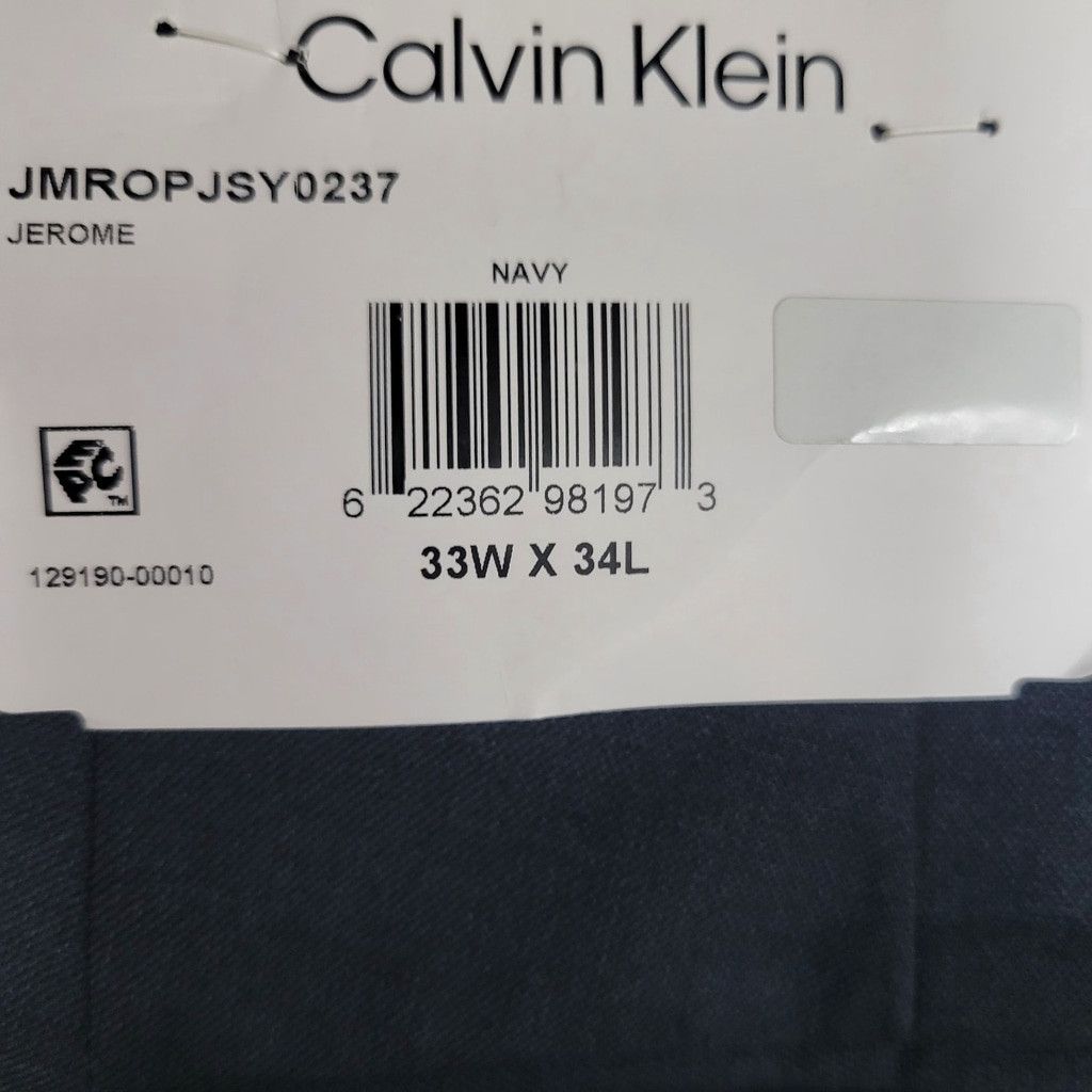 Calvin Klein Calvin Klein X-Slim-Fit Wrinkle Resistant Stretch Waistban Size US 33 - 8 Thumbnail