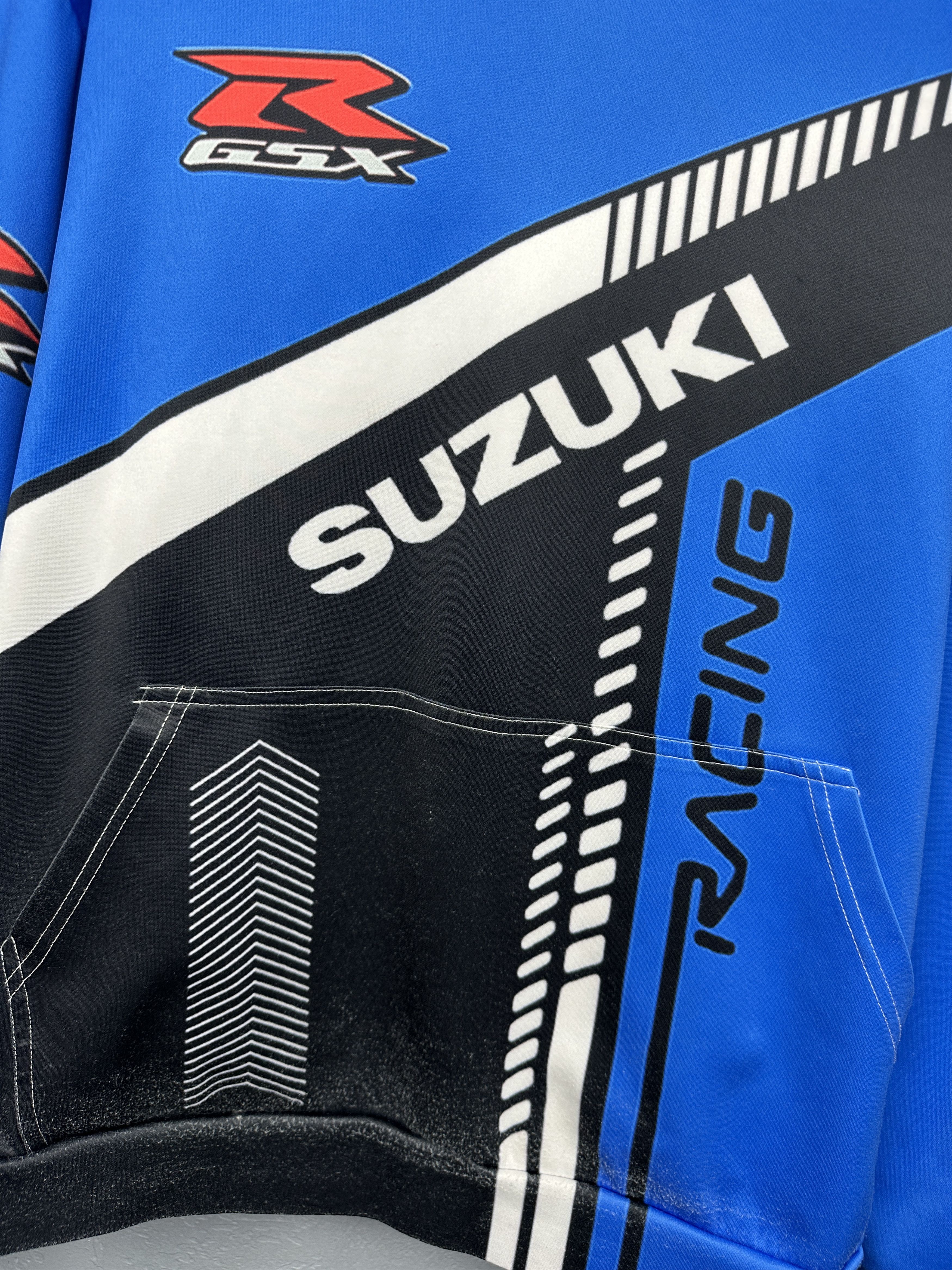 Japanese Brand Suzuki Racing Team Mens Hoodie Size US XXL / EU 58 / 5 - 3 Thumbnail