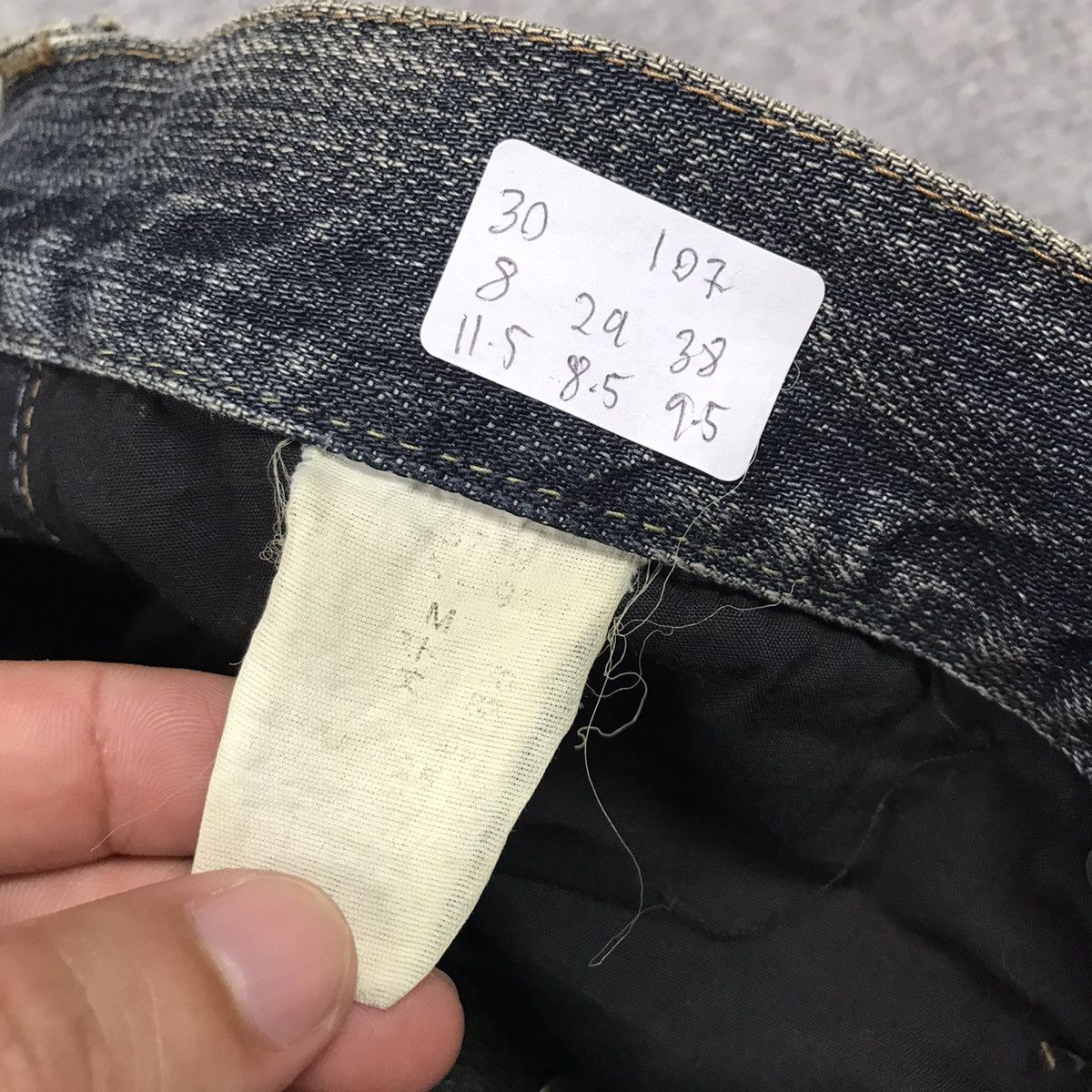 14th Addiction × If Six Was Nine FLARED🔥BOOTCUT ALDELIO JAPAN DISTRESSED DENIM PANTS Size US 30 / EU 46 - 24 Thumbnail