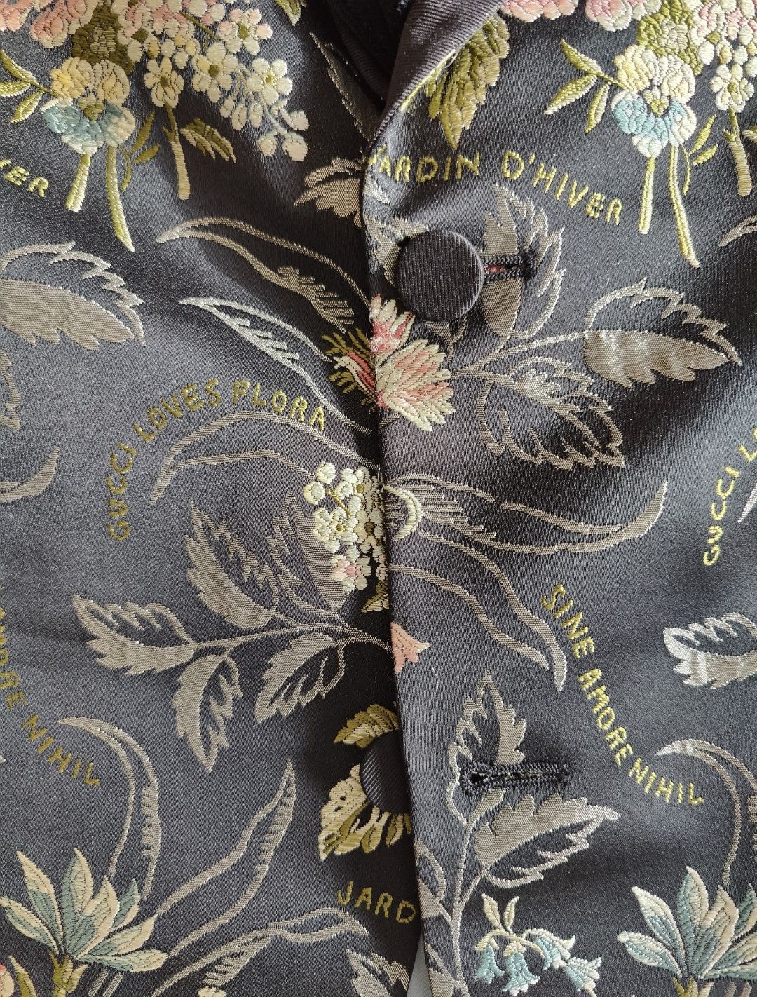 Gucci Gucci Silk Floral Jacquard Jacket Size 52R - 7 Thumbnail