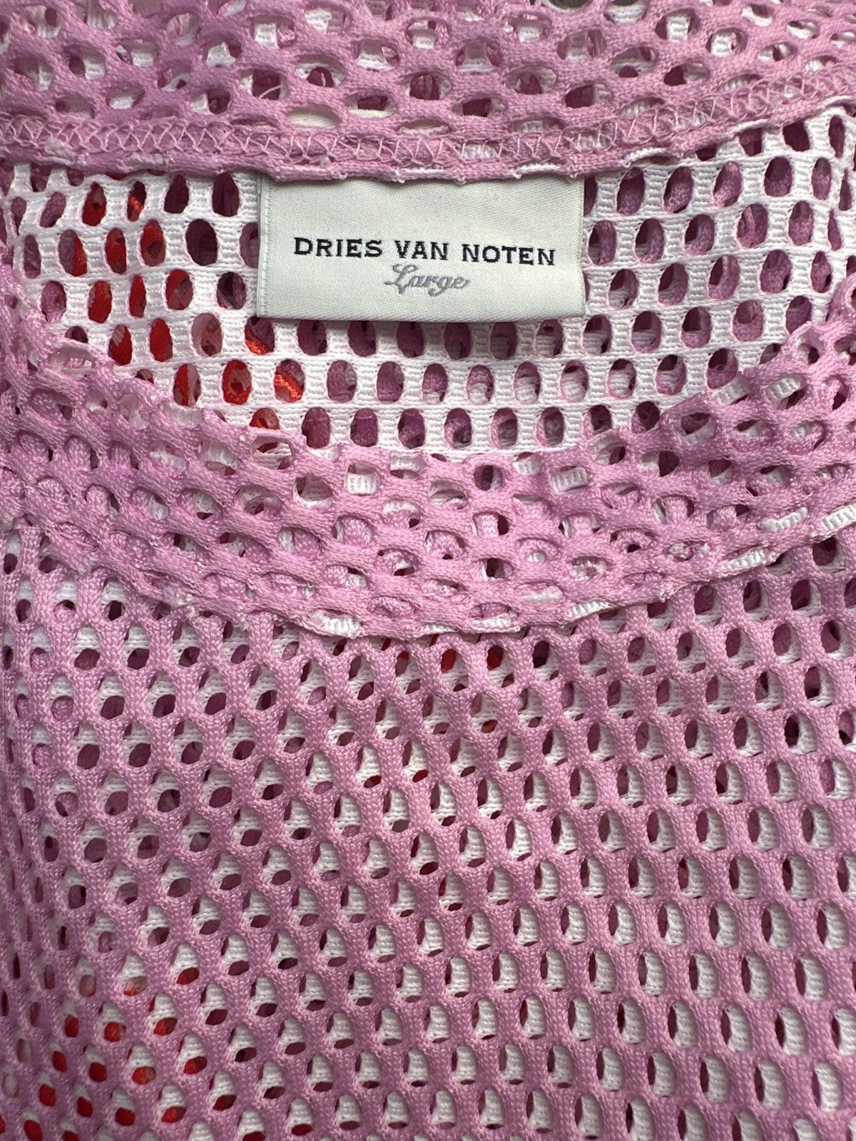 Dries Van Noten Dries Van Noten Oversized Hegland Mesh Jersey Size US L / EU 52-54 / 3 - 9 Thumbnail