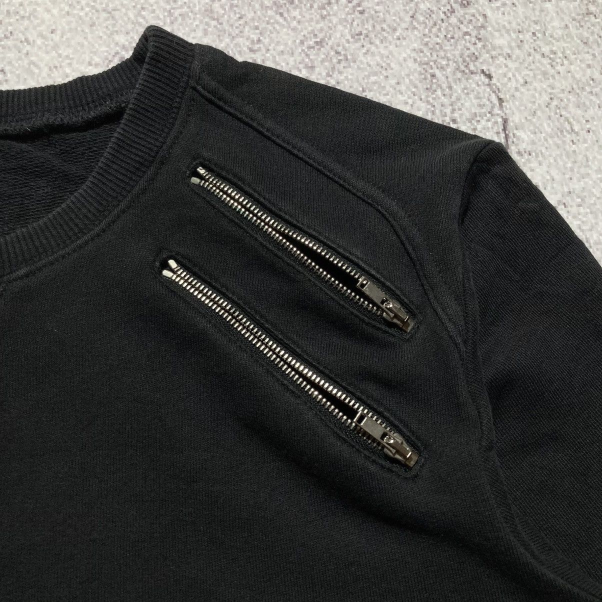 Saint Laurent Paris 🇫🇷 FW 15 Hedi Slimane Saint Laurent Paris 5 Zip Sweatshirt Size US M / EU 48-50 / 2 - 9 Thumbnail
