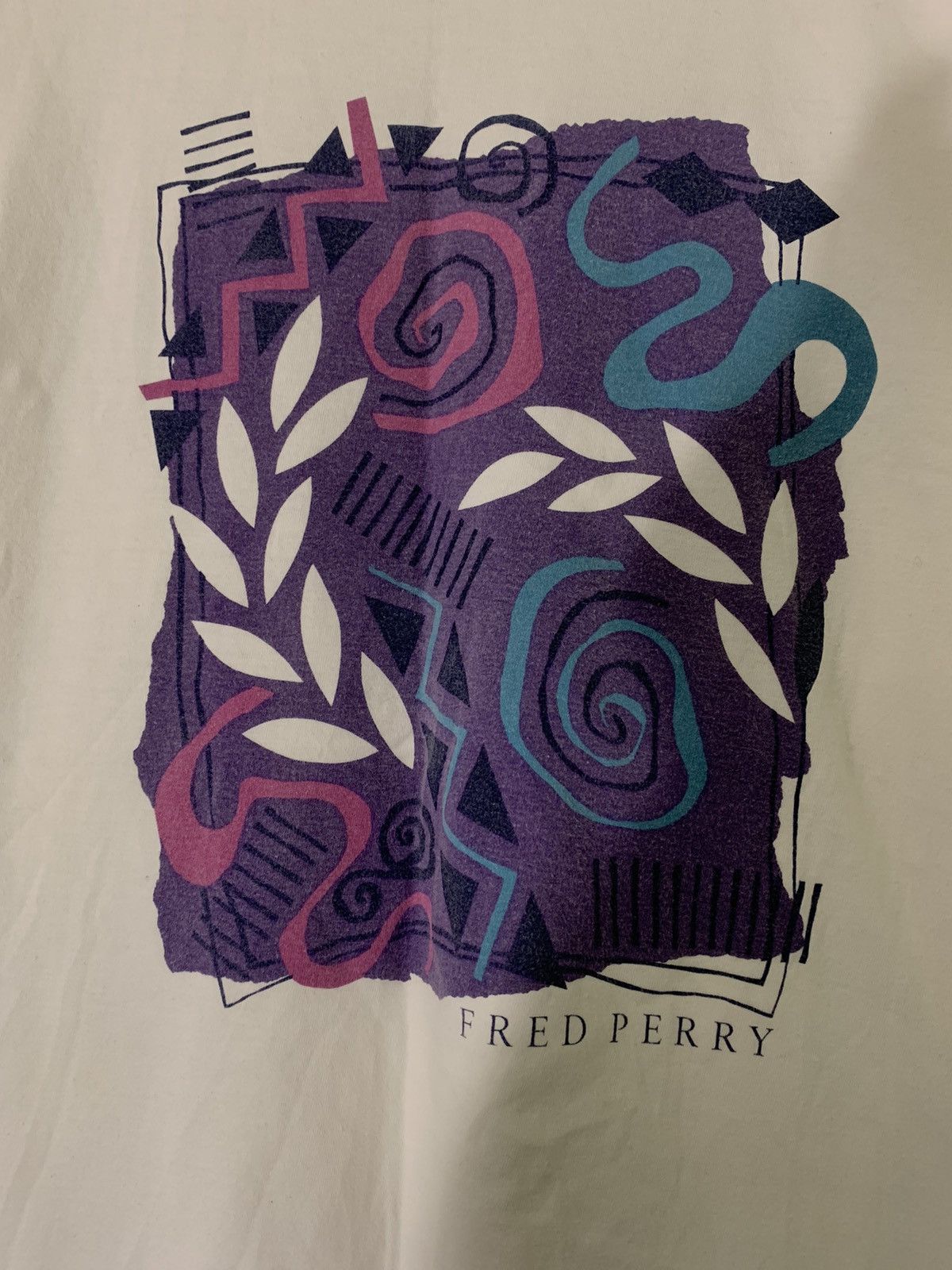 Fred Perry × Vintage Vintage Fred Perry Sportswear Single Stitch T-Shirt Size US L / EU 52-54 / 3 - 3 Thumbnail