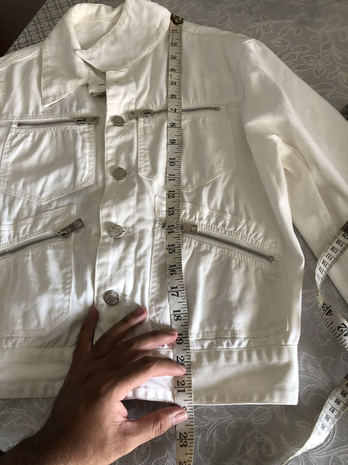 Zadig & Voltaire Rare🔥 Zadig & Voltaire Kioko Cat Denim Punk Jackets Size XS / US 0-2 / IT 36-38 - 20 Thumbnail