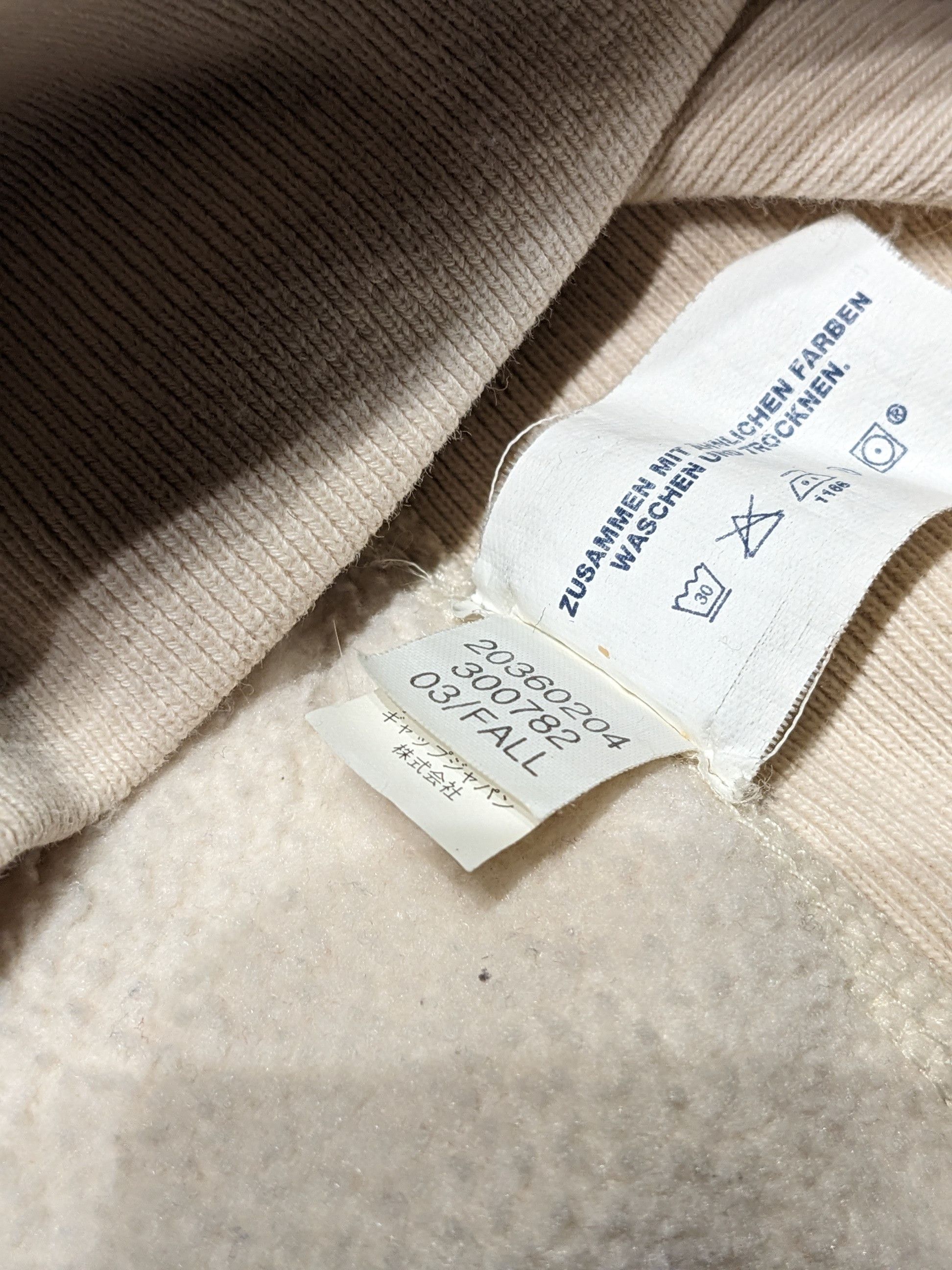 Gap Vintage 2 Tone Cream and Green Gap hoodie mens L Size US L / EU 52-54 / 3 - 8 Thumbnail