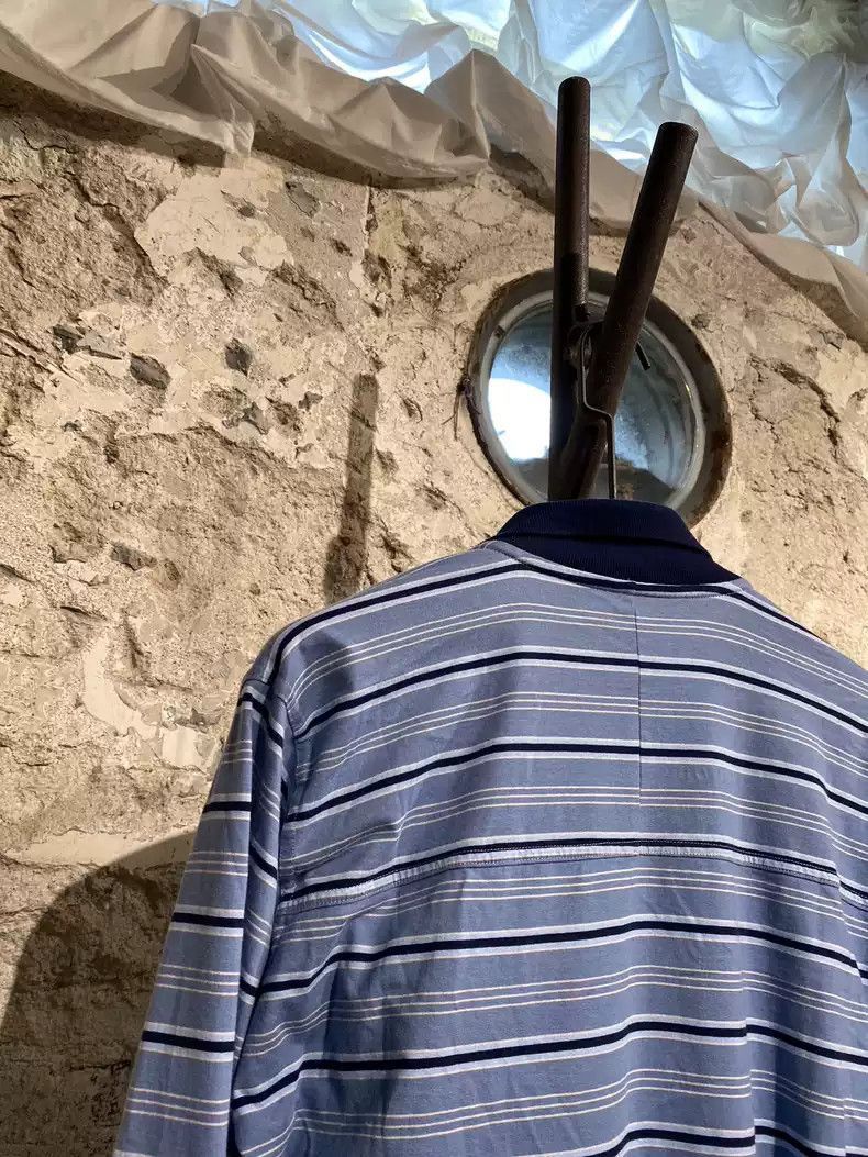 Martine Rose Martine rose blue and white striped long-sleeved T-shirt -2 Size US M / EU 48-50 / 2 - 4 Thumbnail