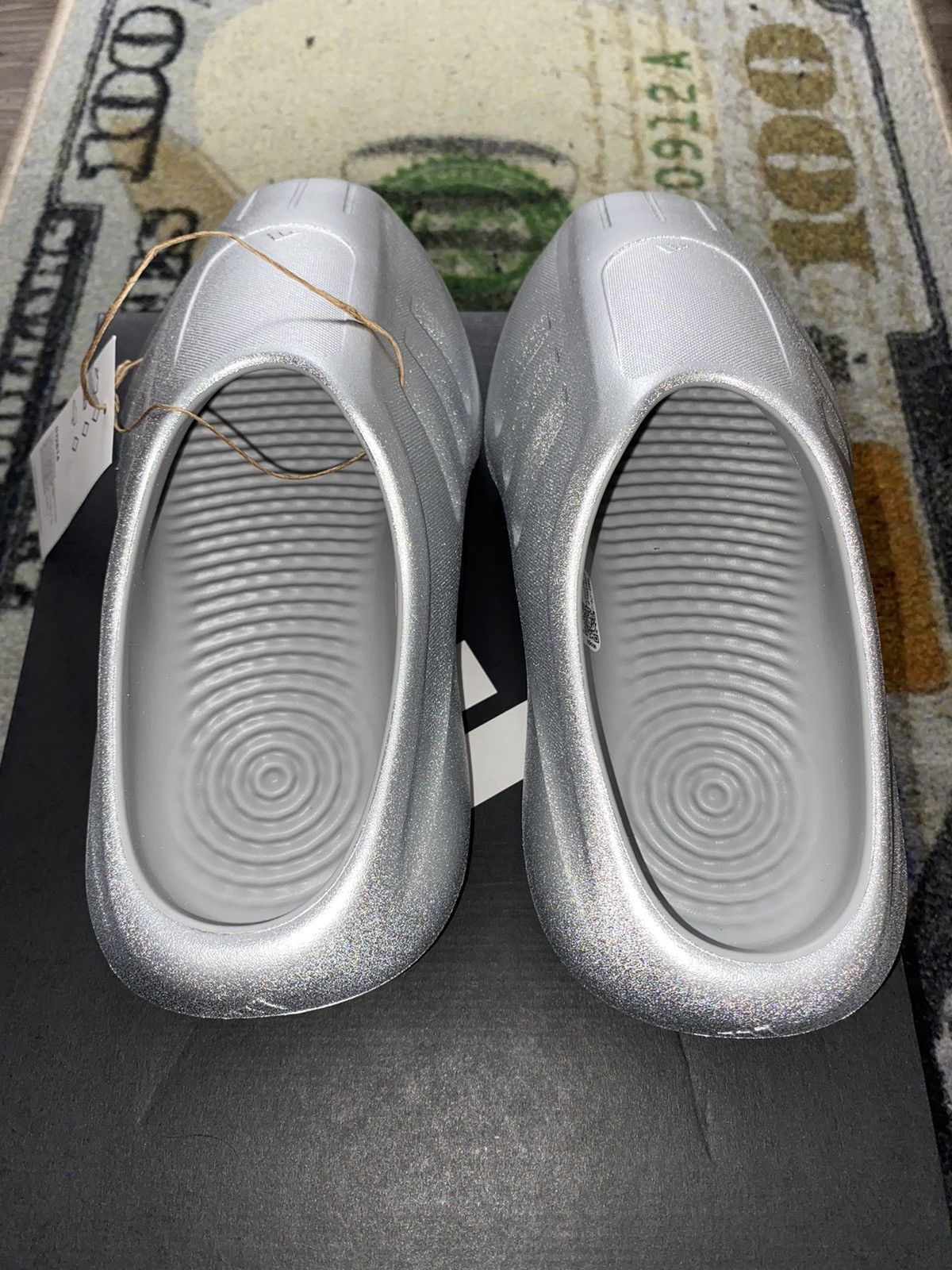Adidas Adidas AdiFOM IIInfinity Mule Metallic Silver Size US 6 / IT 36 - 4 Thumbnail