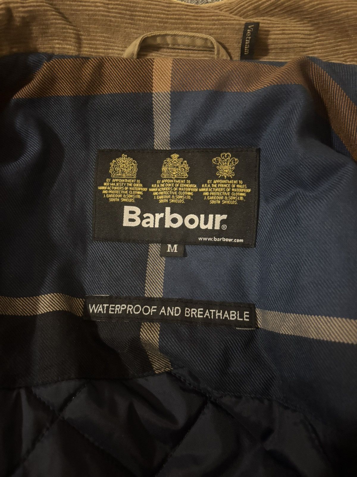 Barbour Barbour Barbour Fenworth Waxed Cotton Blend Jacket Size US M / EU 48-50 / 2 - 5 Thumbnail