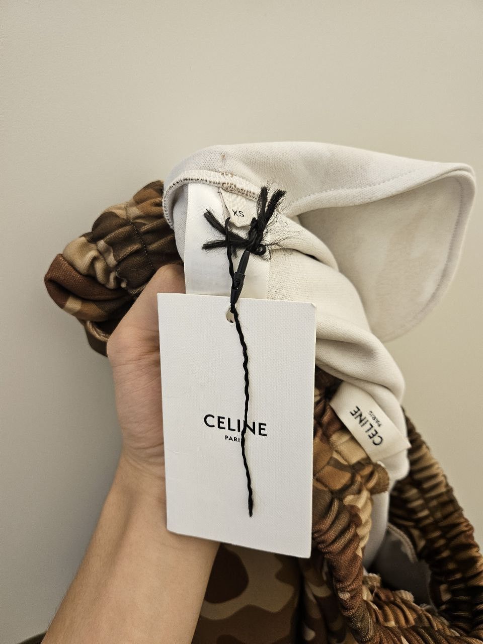 Celine *New* Camo Sweatshorts Shorts Size US 28 / EU 44 - 4 Thumbnail