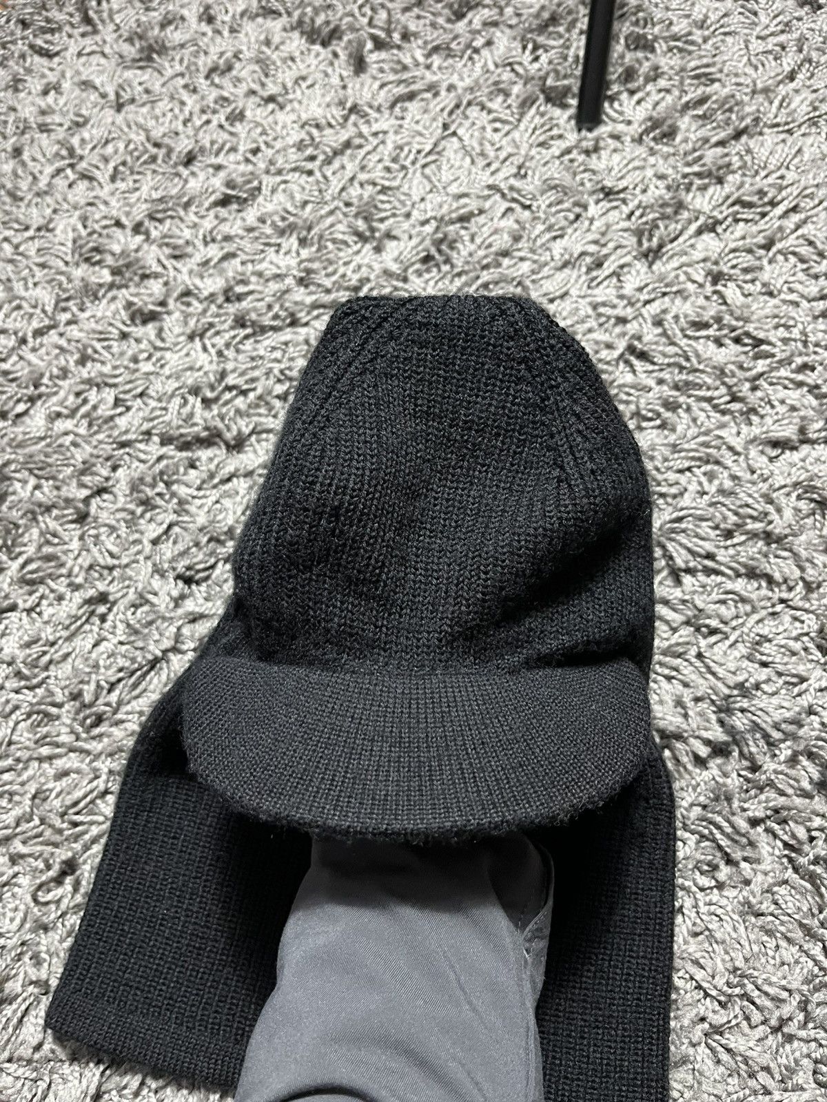 Conte of Florence Conte of Florence Vintage Wool Visor Balaclava Ski Mask Size ONE SIZE - 1 Thumbnail