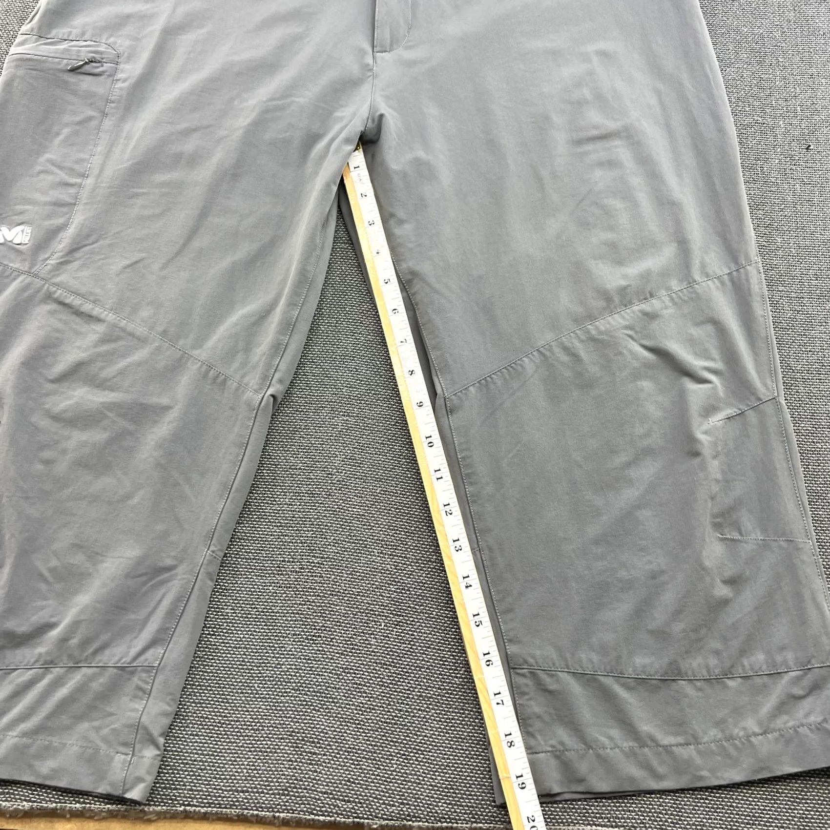 Vintage Millet Drynamic Mens 7/8 Pants XL Gray Outdoor Hiking Track Pants Mens Size US 36 / EU 52 - 7 Thumbnail