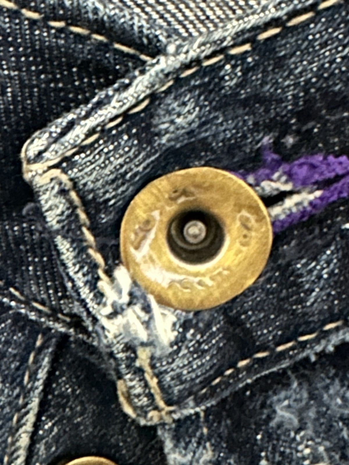 Ghetto Rodeo Ghetto Friends Vintage Volcom Custom Distressed Denim Size US 33 - 11 Thumbnail