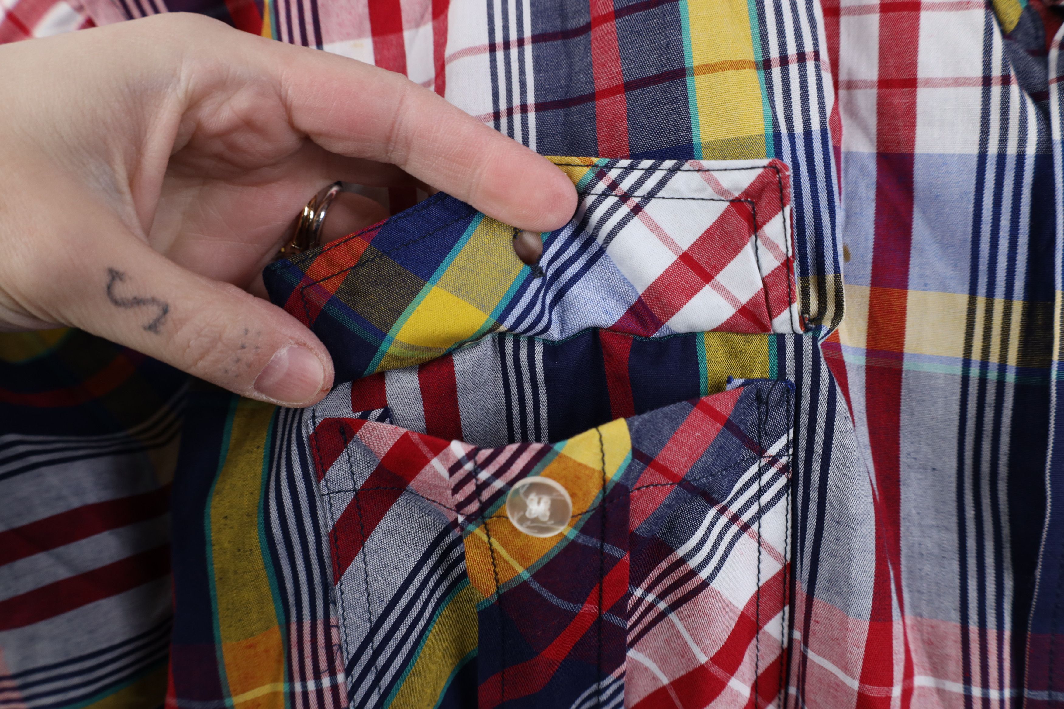 Karl Kani Vintage Karl Kani Plaid Short Sleeve Collared Button Shirt Size US XXL / EU 58 / 5 - 6 Thumbnail