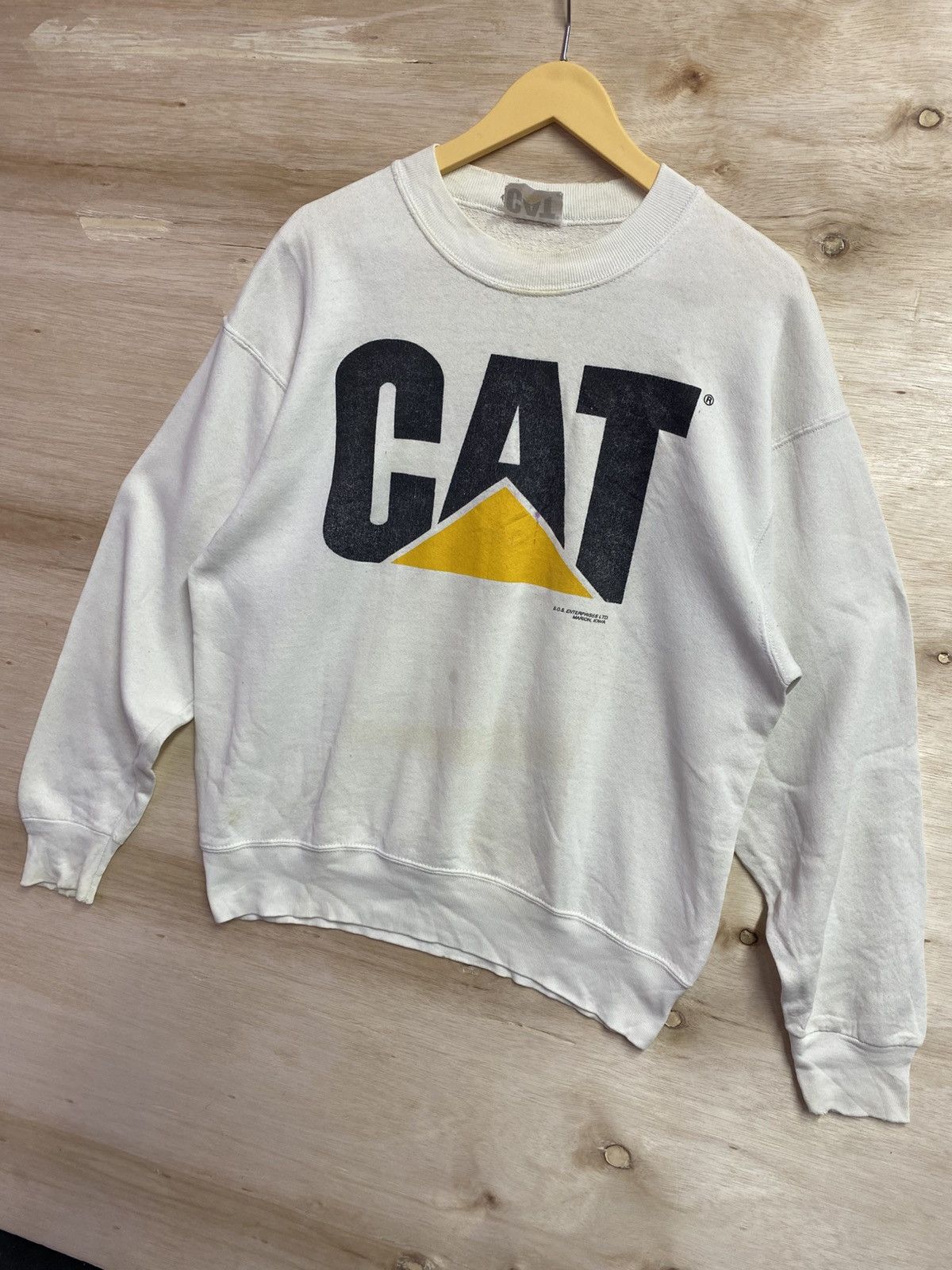 Other Vintage CAT sweatshirt Size US XL / EU 56 / 4 - 2 Thumbnail