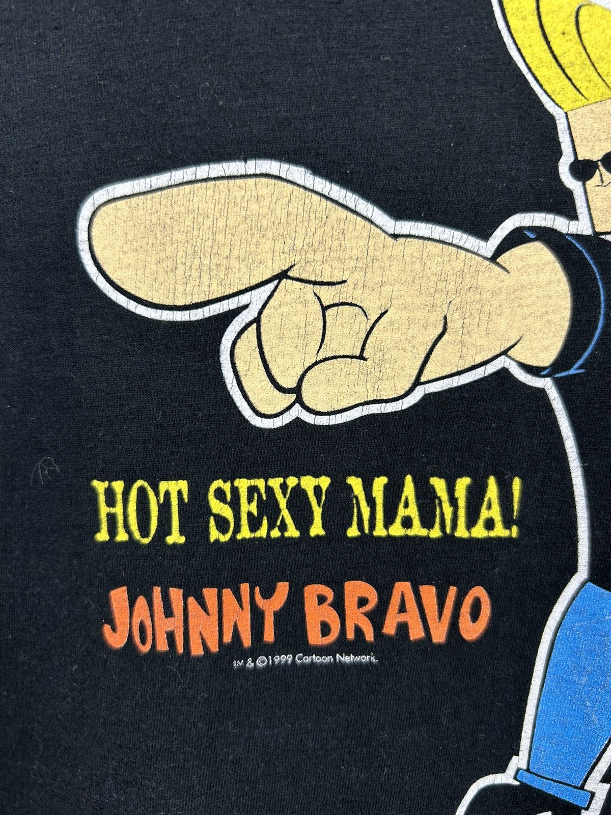 Vintage Vintage 1998 Johnny Bravo Hot Sexy Mama Black T-shirt Movie Size US L / EU 52-54 / 3 - 9 Thumbnail