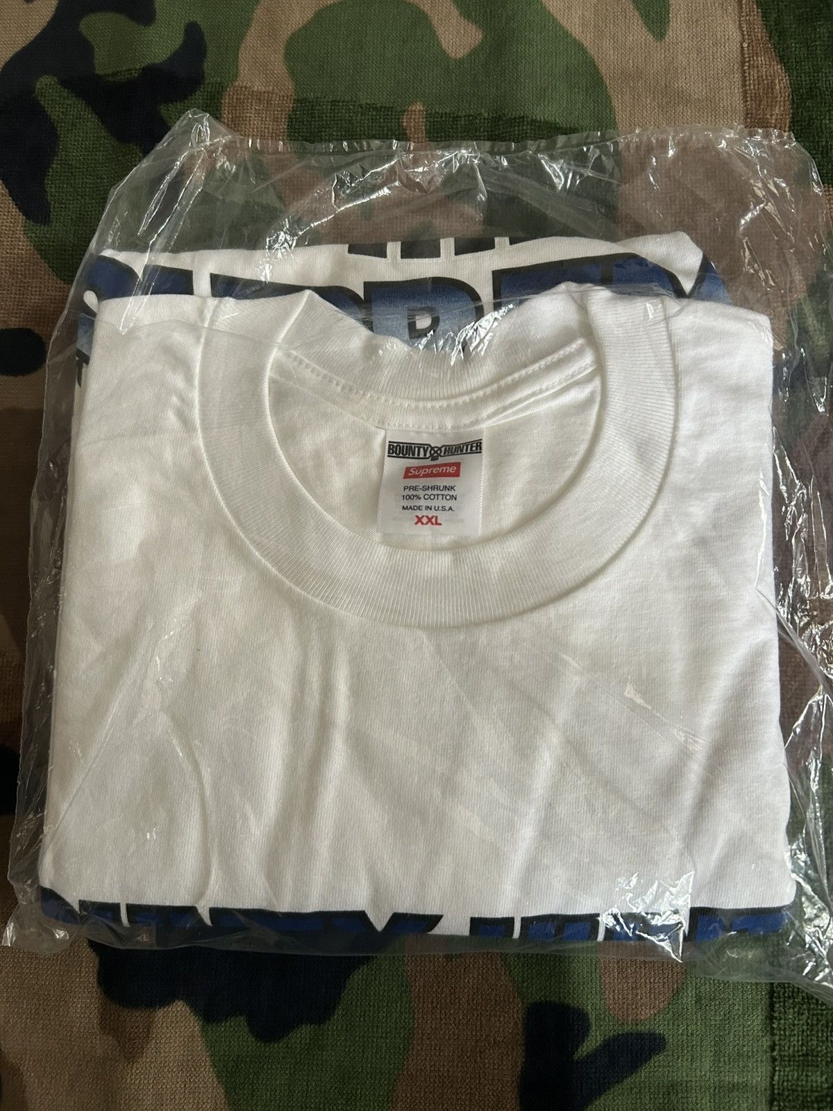 Bounty Hunter × Supreme Supreme Bounty Hunter Wolf Tee White XXL FW23 Size US XXL / EU 58 / 5 - 5 Thumbnail