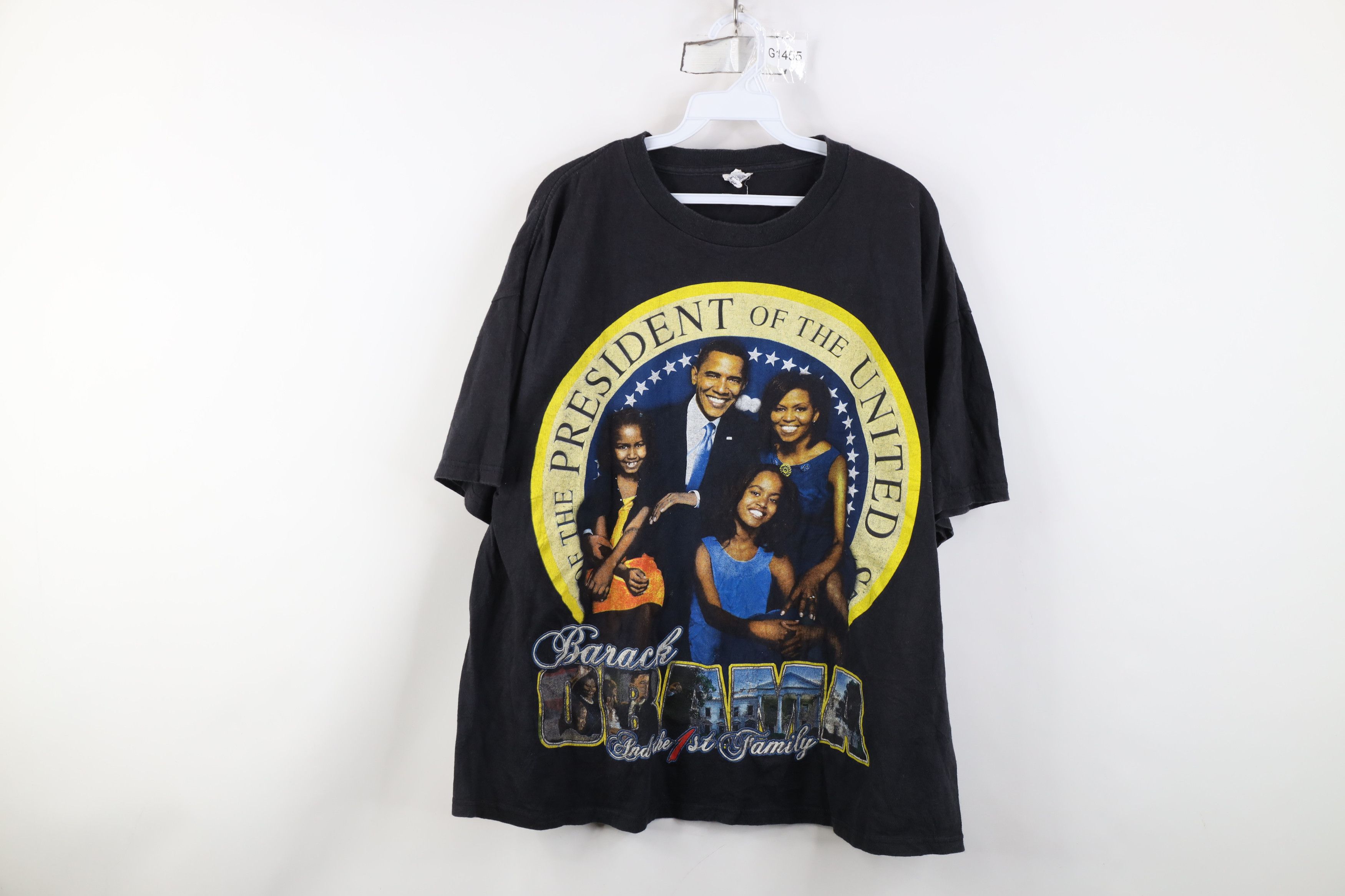 Vintage Vintage Y2K President Barack Obama Family Rap Tee T-Shirt Size US XL / EU 56 / 4 - 1 Thumbnail
