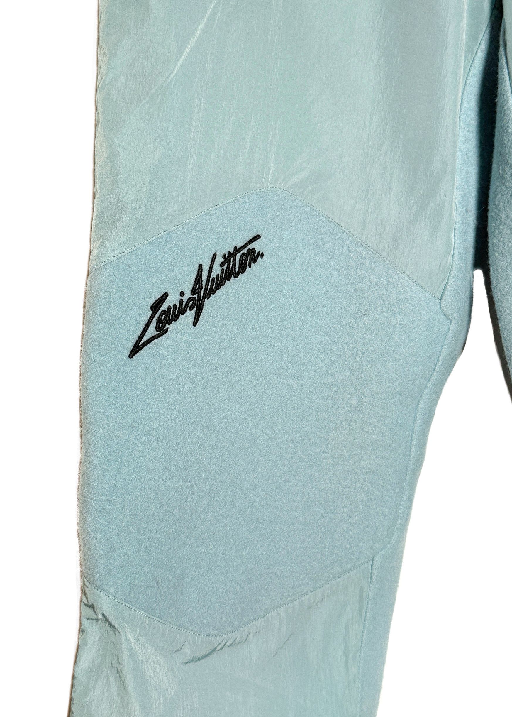 Louis Vuitton Louis Vuitton SS23 Teal Mix Material Wool Blend Track Pants Size US 36 / EU 52 - 5 Thumbnail