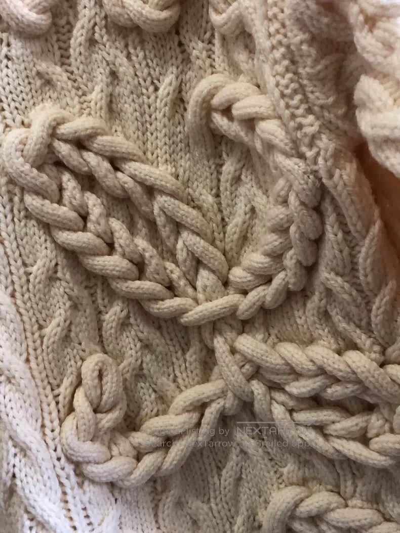 Loewe Loewe Cable knit wool sweater dress Size M / US 6-8 / IT 42-44 - 4 Thumbnail