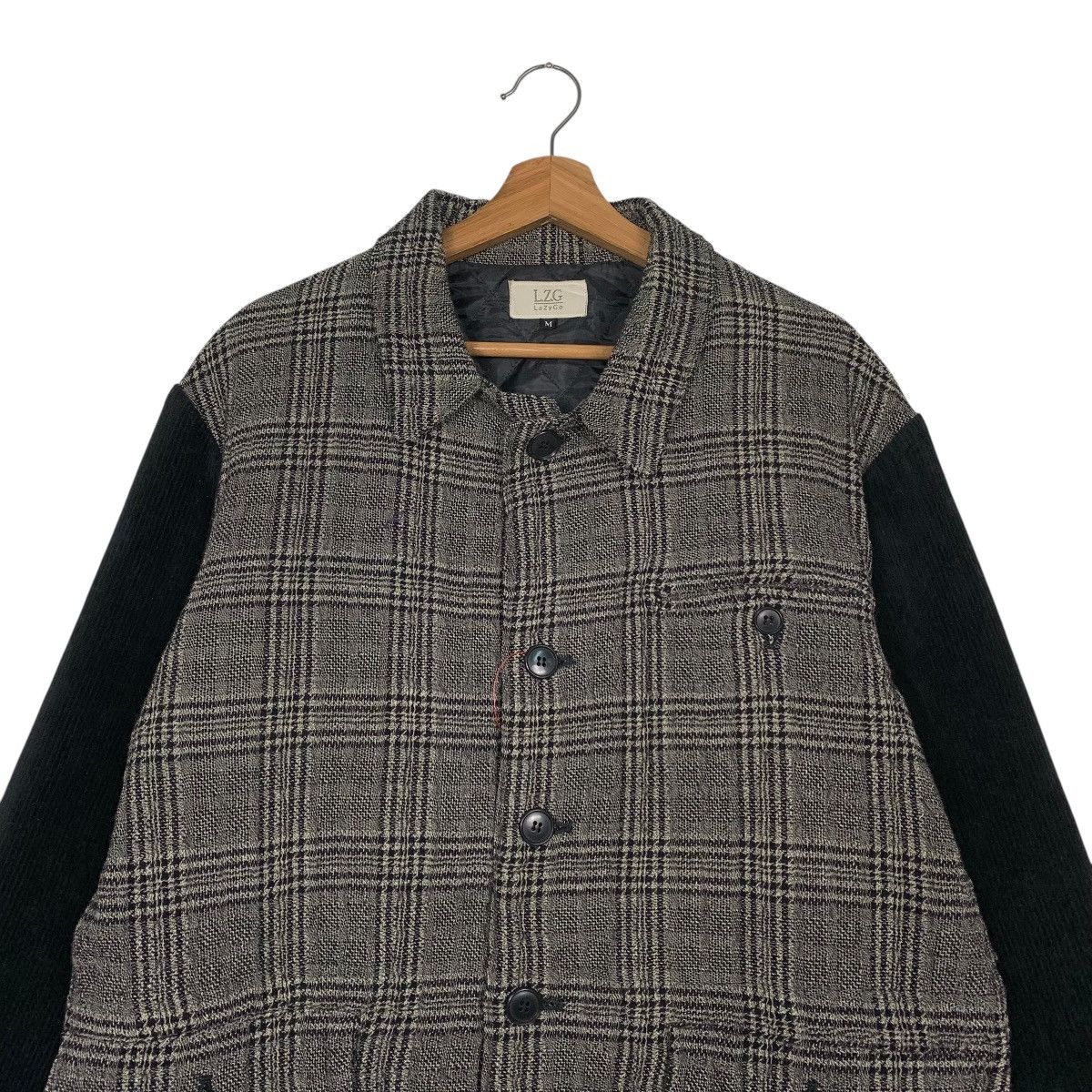 Japanese Brand Japanese Brand Lazu Go Plaid Button Jacket Size US M / EU 48-50 / 2 - 2 Thumbnail