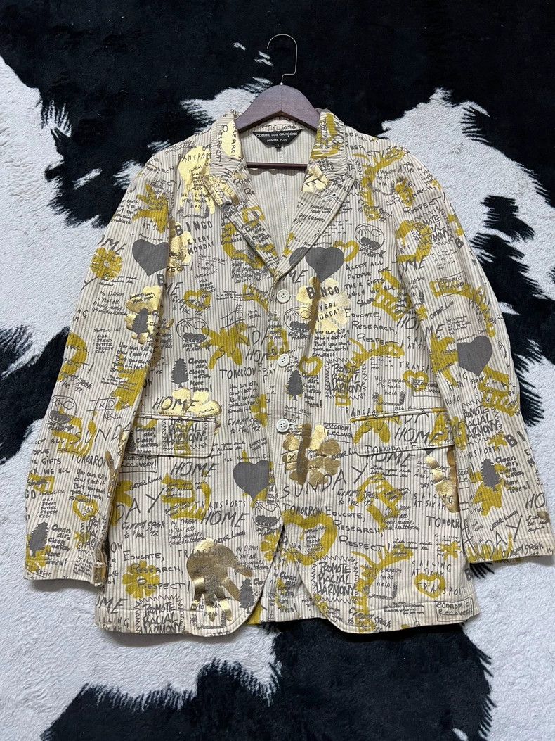Comme des Garcons Comme Des Garcons Graffiti suit jacket Size S / US 4 / IT 40 - 2 Thumbnail