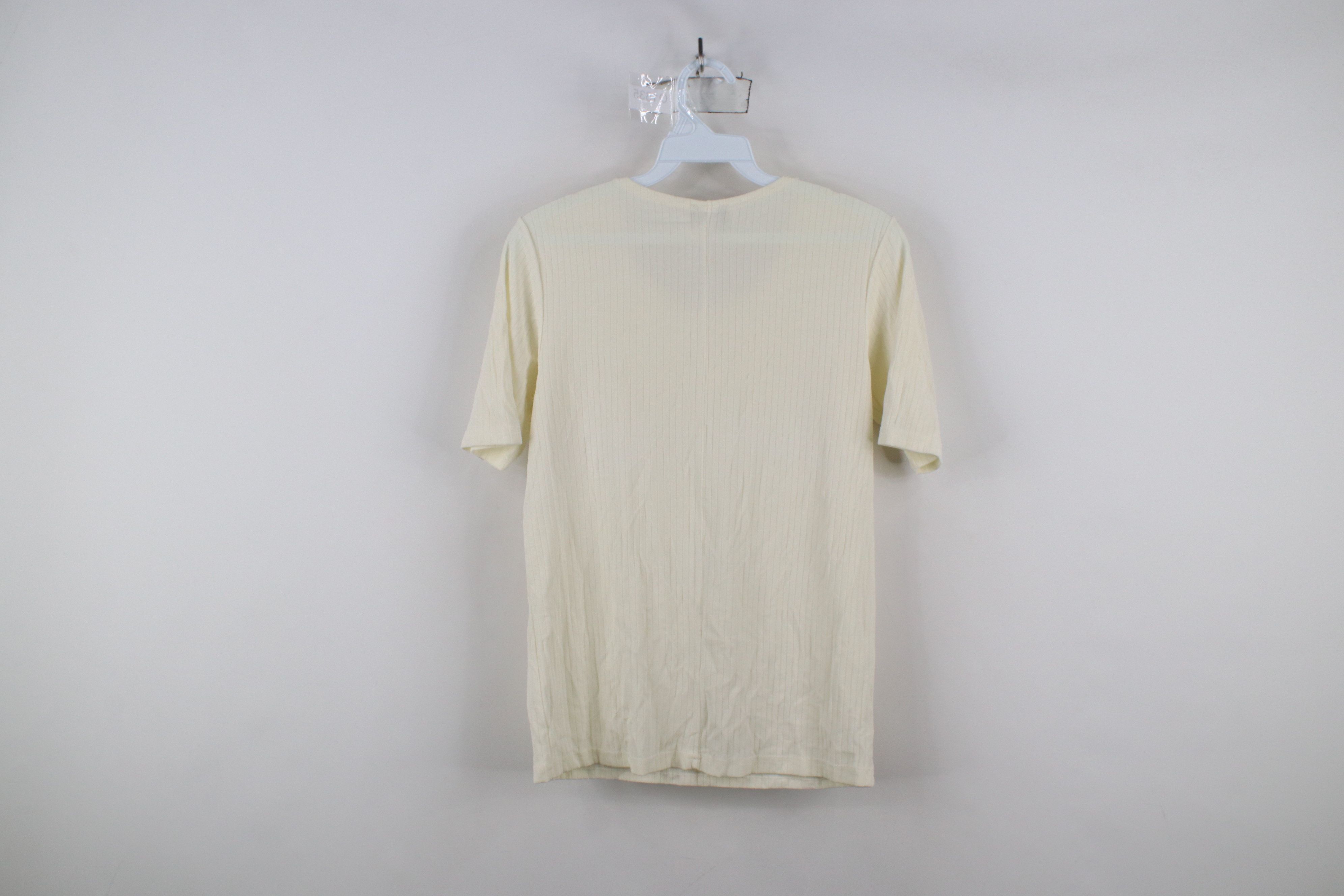 Vintage Vintage 90s Streetwear Babydoll Striped Knit T-Shirt USA Size XL / US 12-14 / IT 48-50 - 9 Thumbnail
