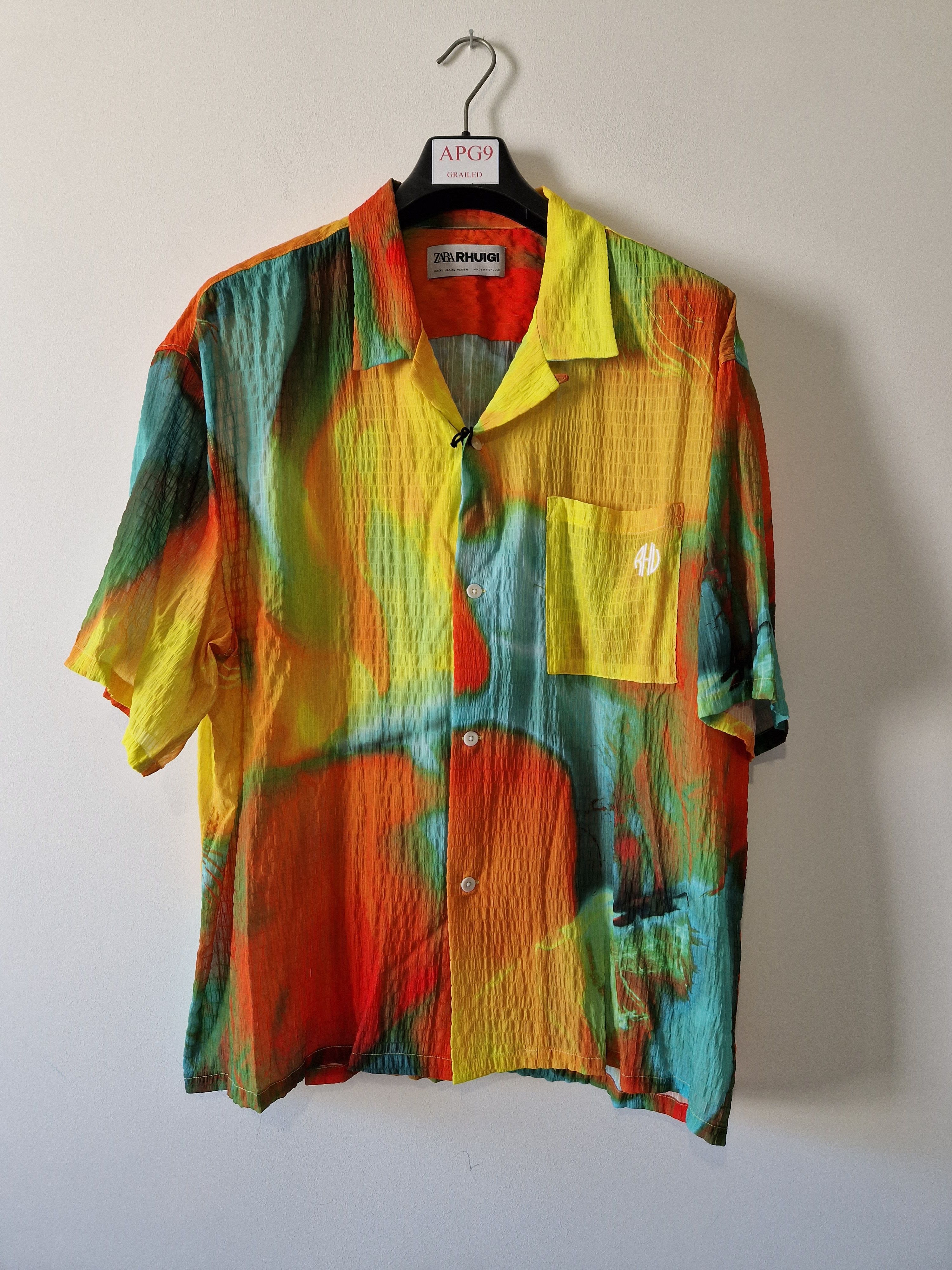 Rhude × Zara Oversized Button Up Shirt Rhude x Zara Rhuigi Size US XL / EU 56 / 4 - 1 Thumbnail
