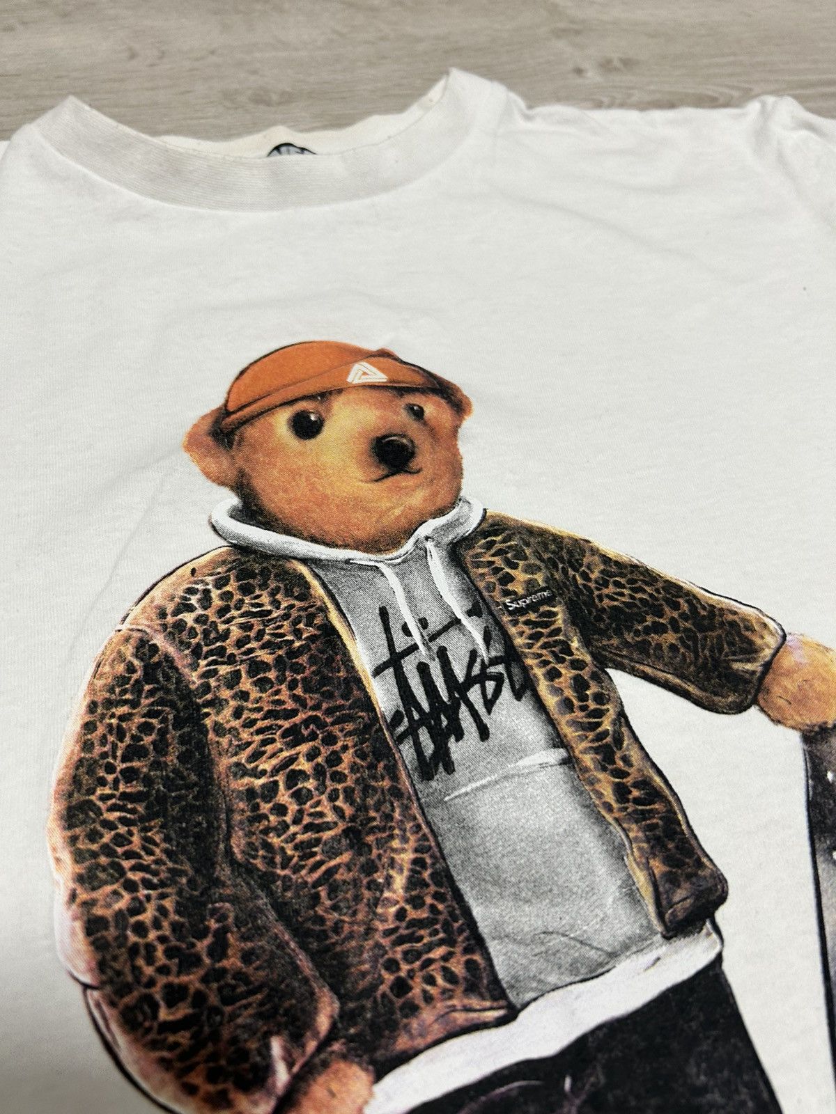 Vintage Big logo T-shirt Skate Bear Palase x Stussy BY SNEAKY Size US M / EU 48-50 / 2 - 4 Thumbnail