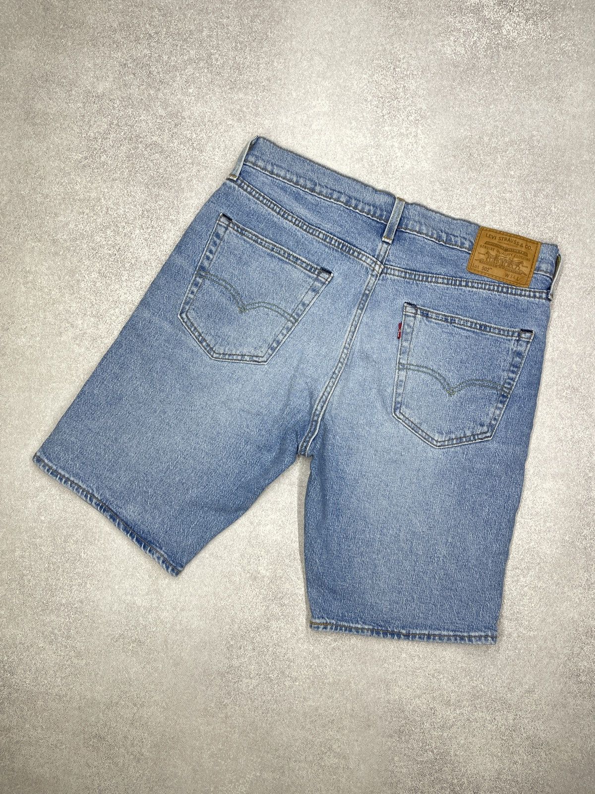 Levi's Mens Levis 502 Premium Denim Shorts Blue Size 34 Size US 34 / EU 50 - 1 Thumbnail