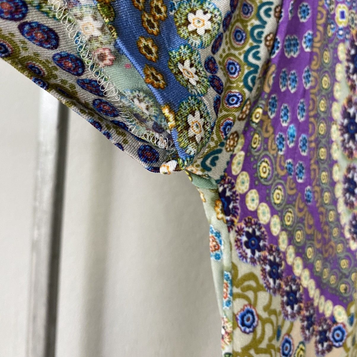 Etro ETRO Milano Multicolor Paisley Print Scoop Neck Top Size M / US 6-8 / IT 42-44 - 8 Thumbnail