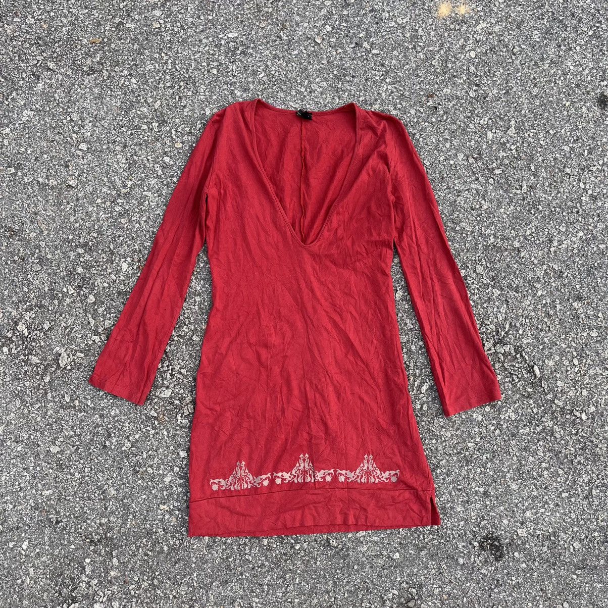 Jean Paul Gaultier Vintage jpg wide v neck midi dress Size S / US 4 / IT 40 - 9 Thumbnail