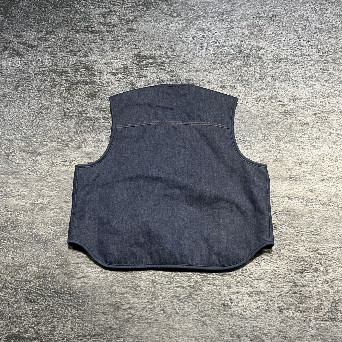 Sears Vintage Sears Roebucks Western Wear Sherpa Lined Denim Vest Size US XL / EU 56 / 4 - 2 Thumbnail