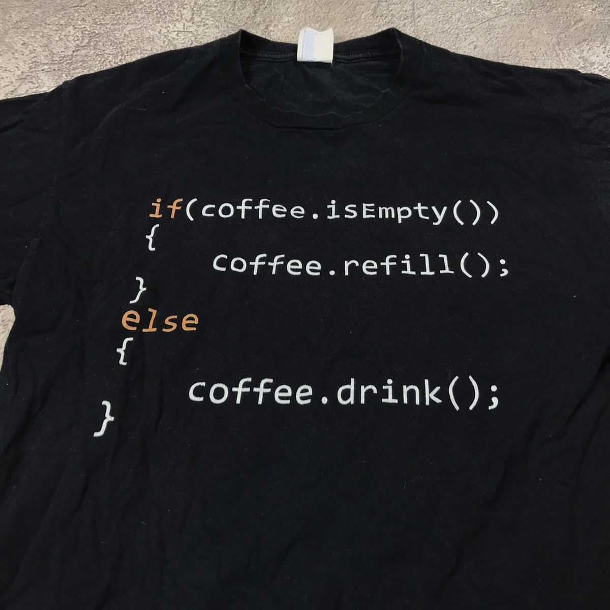 Vintage Vintage Y2K Programmer Coffee Humor Graphic Tee Streetwear M Size US M / EU 48-50 / 2 - 2 Thumbnail