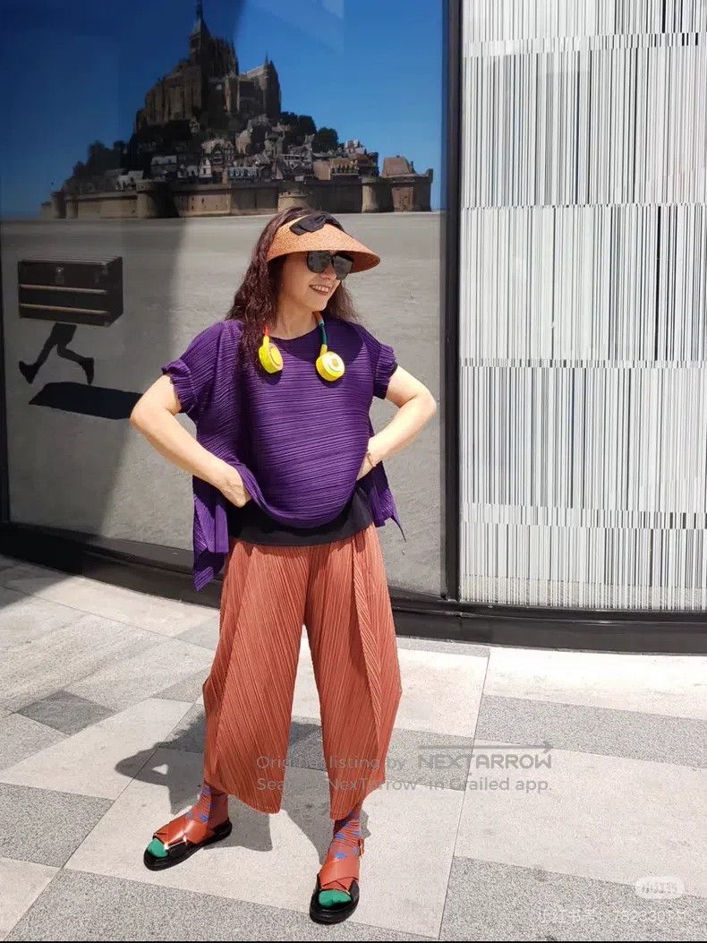 Issey Miyake Issey Miyake size:2 Dirty Orange Pants Size 23" - 1 Thumbnail