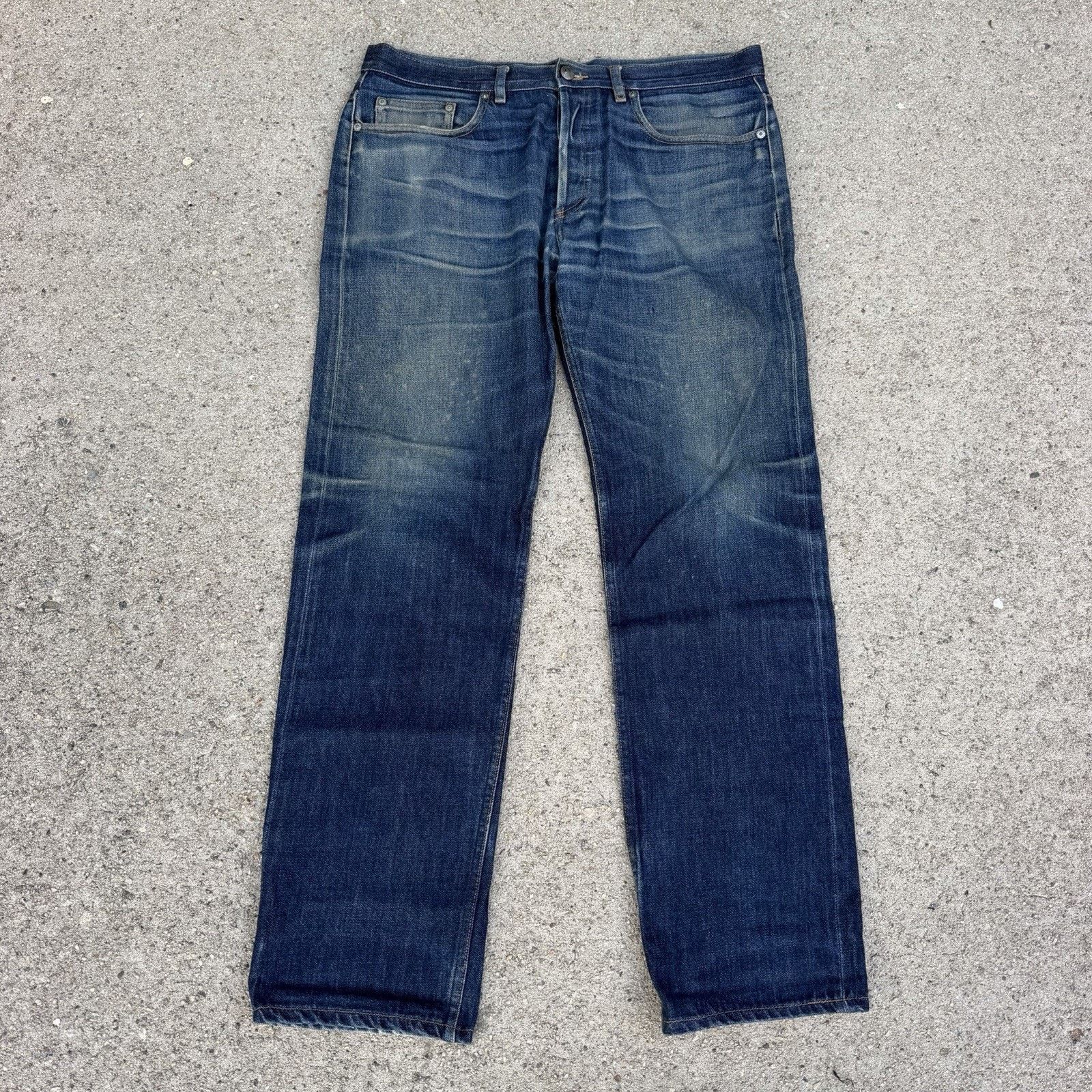 A.P.C. × Vintage Rare APC Denim Selvedge Faded Pants | Grailed