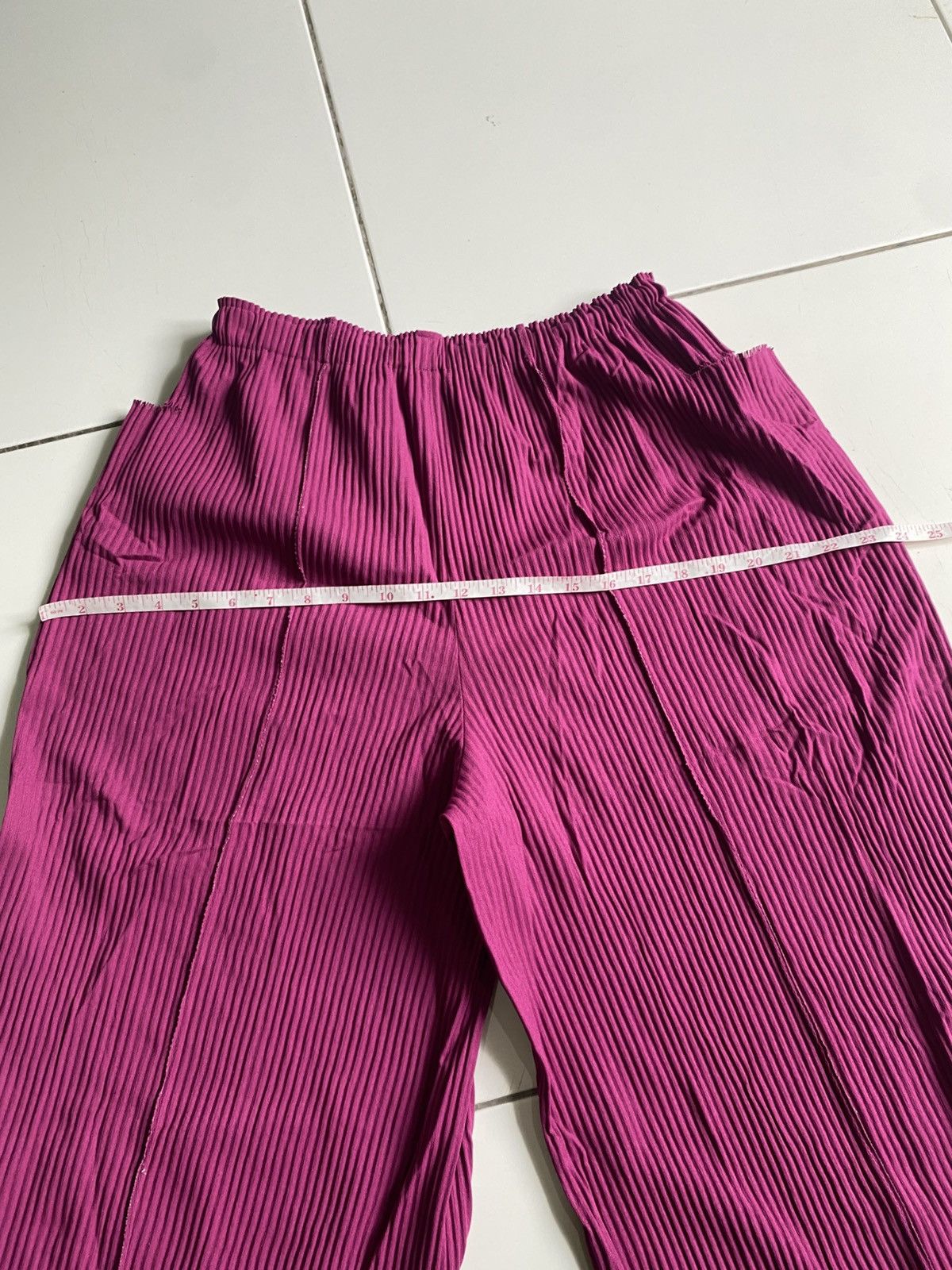 Issey Miyake Issey Miyake Pleated Cropped Wide Leg Trousers Pants Women Size 30" / US 8 / IT 44 - 10 Thumbnail