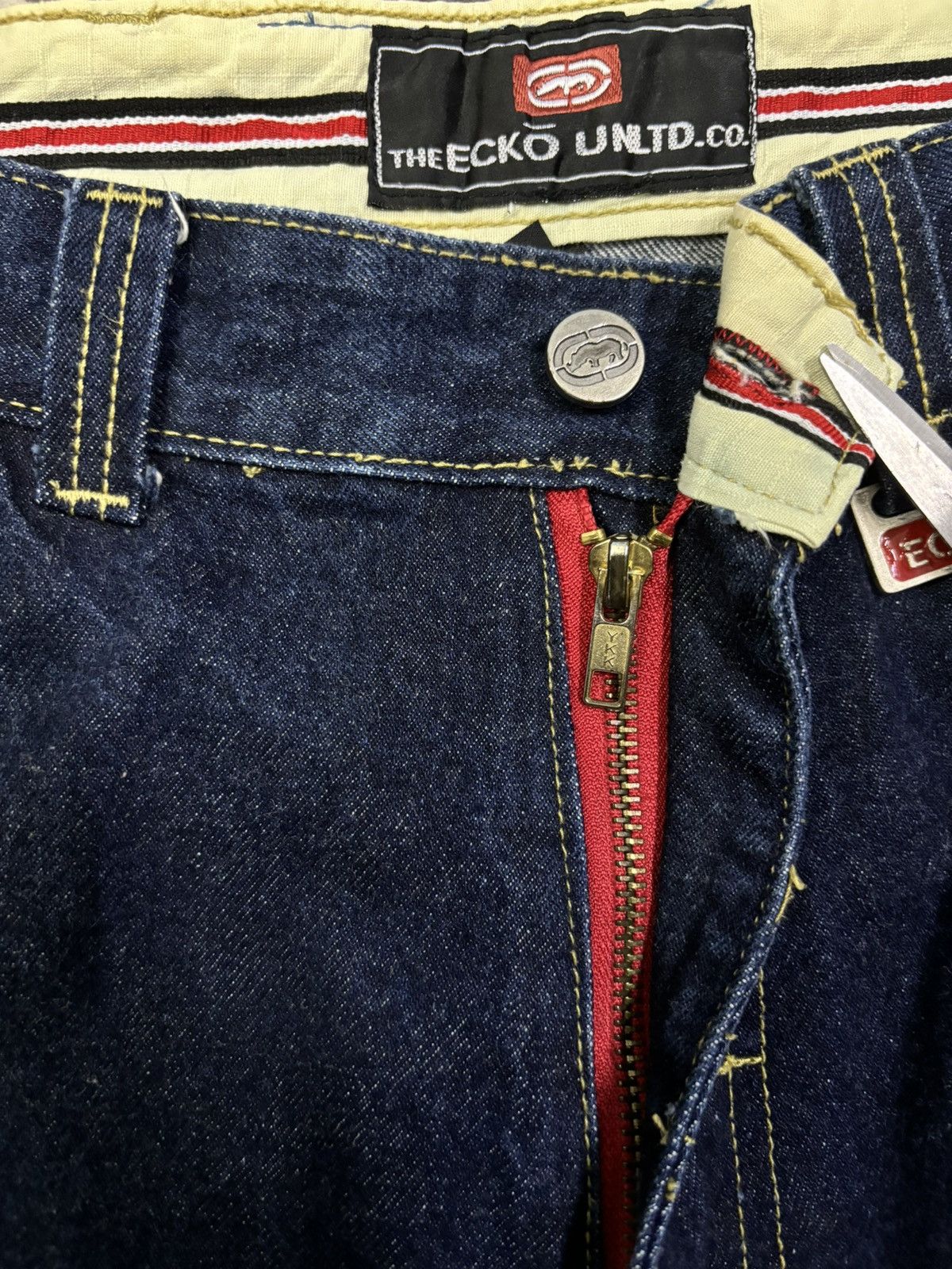 Ecko Unltd. Vintage Ecko Unltd Embroidered Logo Baggy Carpenter Jeans Size US 34 / EU 50 - 4 Thumbnail