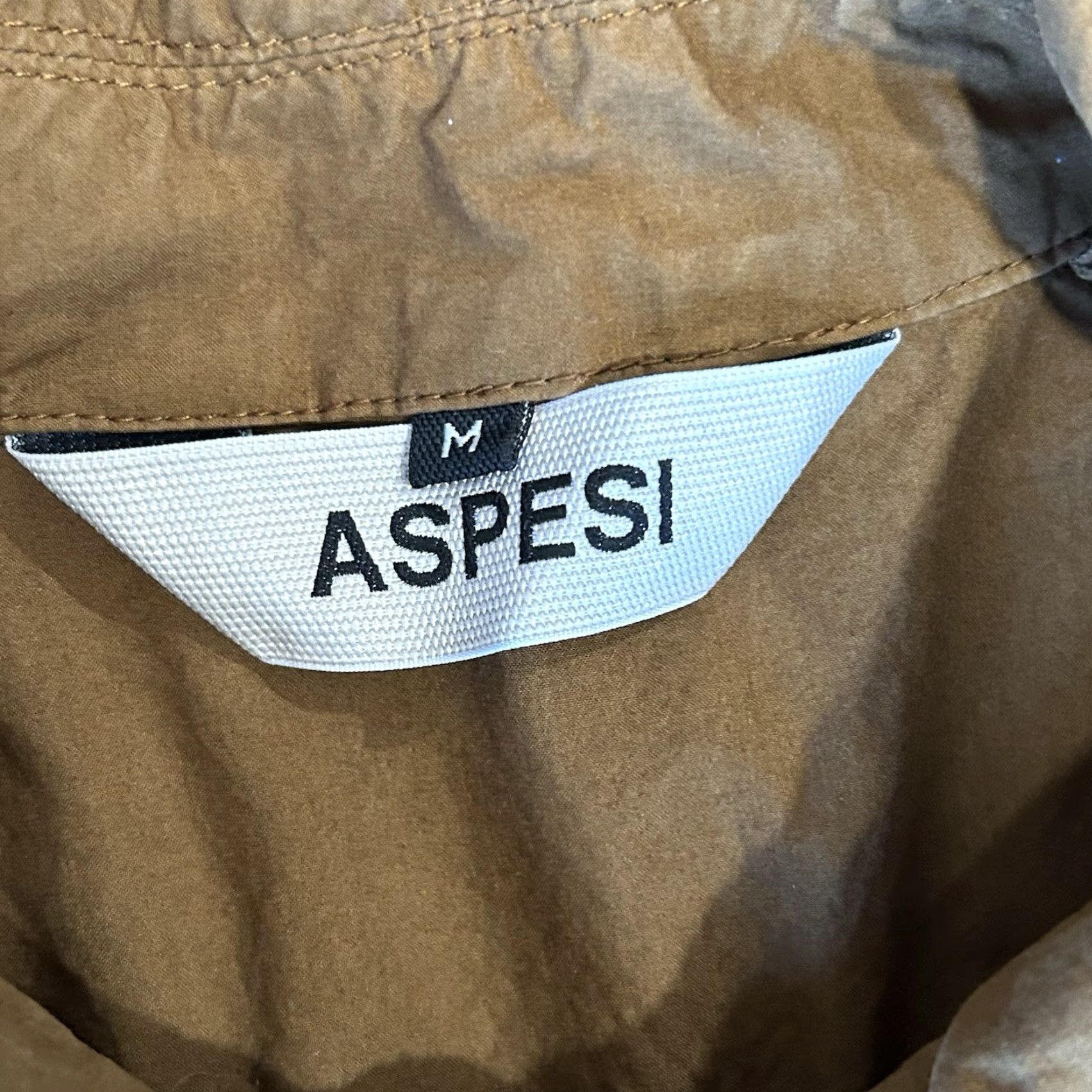 Aspesi Aspesi Bomber Jacket Men’s Medium Knit Cotton Brown Snap Button Casual, Travel, Business Urban Fashion, Streetwear Womens Mens Boys Girls Size US M / EU 48-50 / 2 - 5 Thumbnail