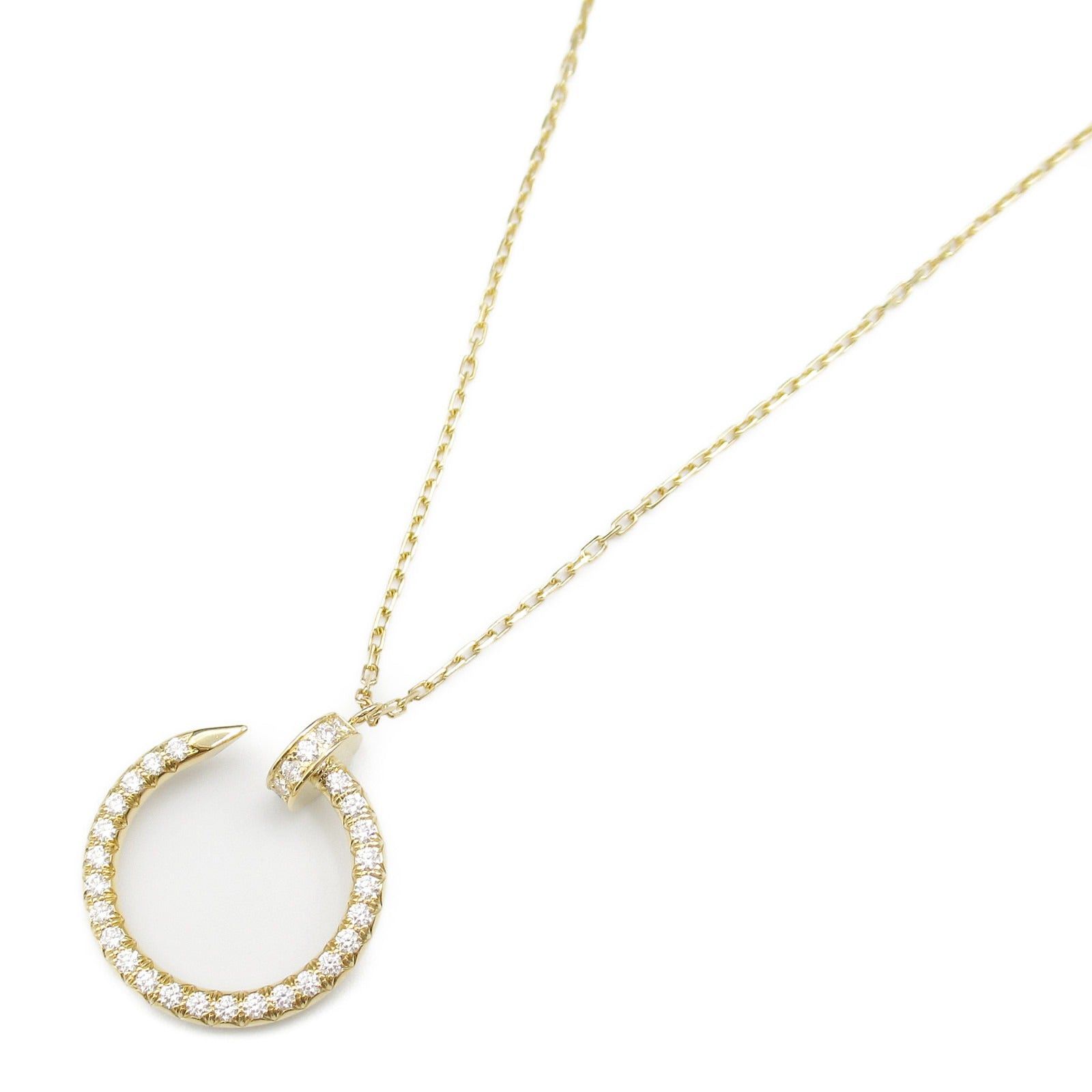 Cartier Cartier Juste Un Clou Diamond Necklace K18 (Yellow Gold) Clear Size ONE SIZE - 1 Thumbnail