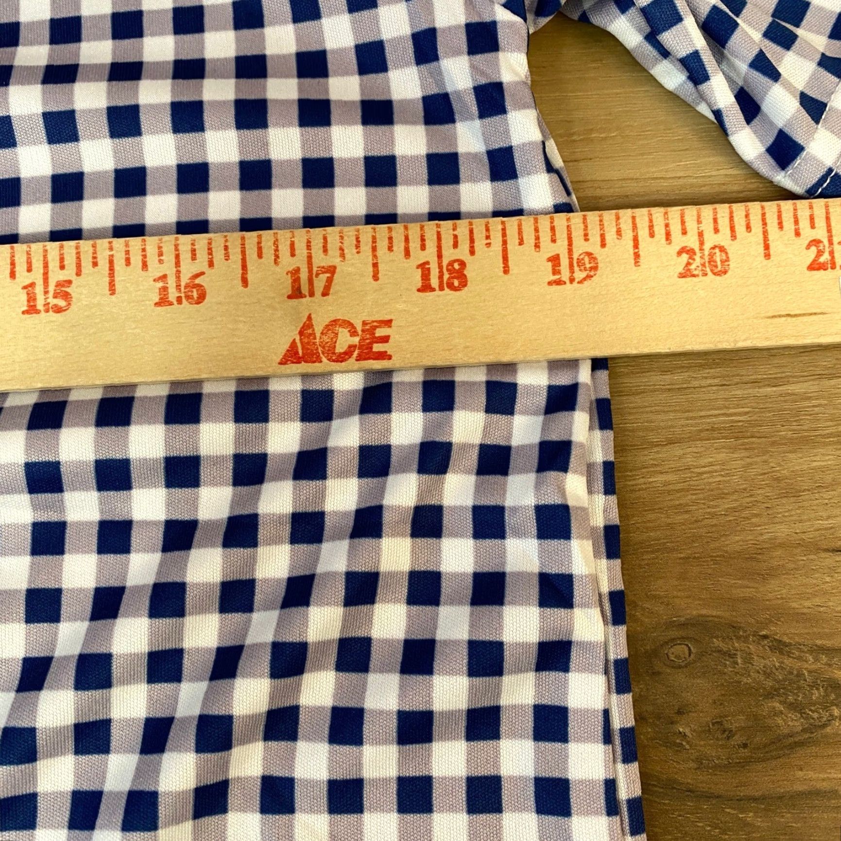 CO Collars & Co Mens Small Gingham Short Sleeve Button Down Dress Collar Polo Shirt Size 36R - 7 Thumbnail